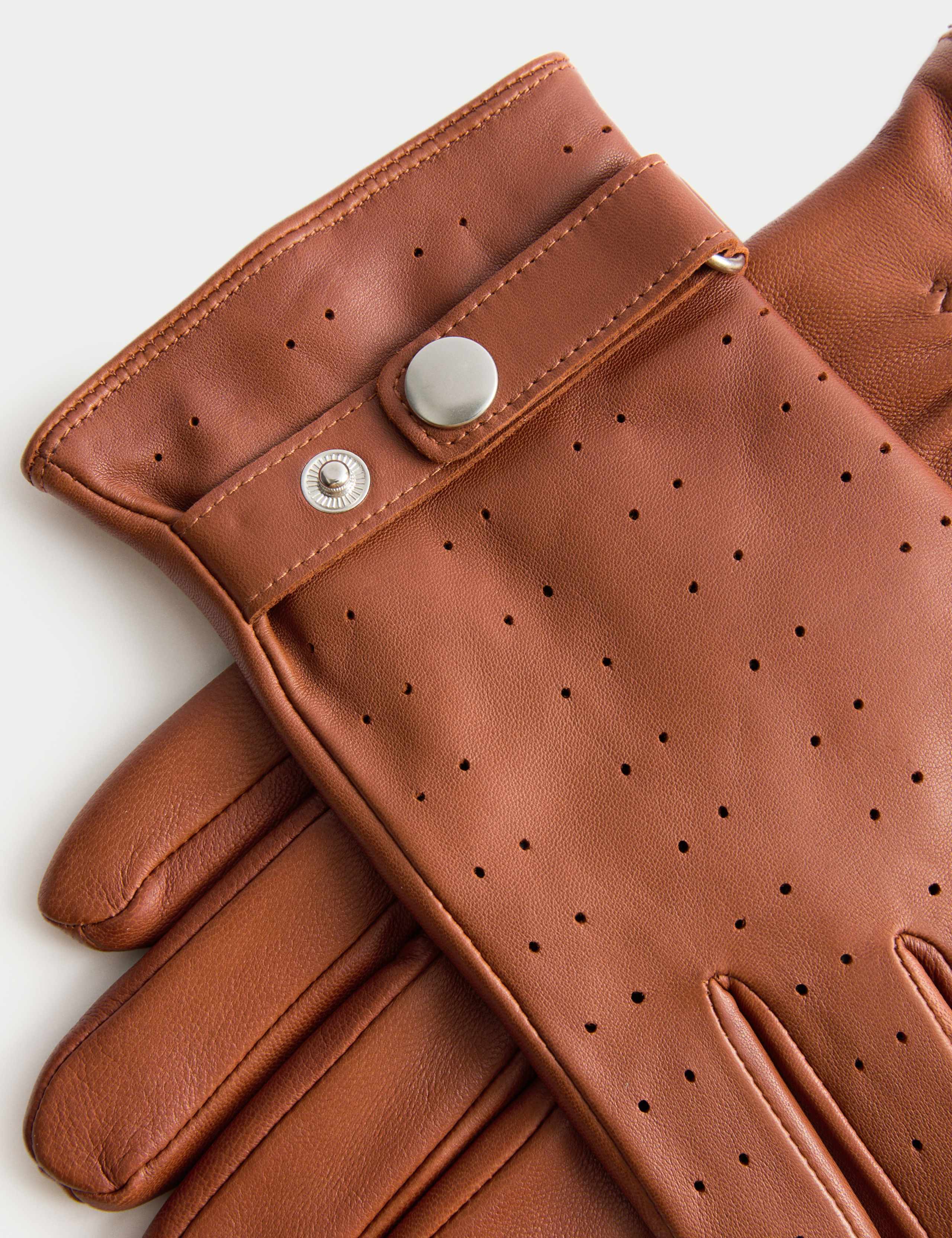 Leather Perforated Gloves 2 of 2