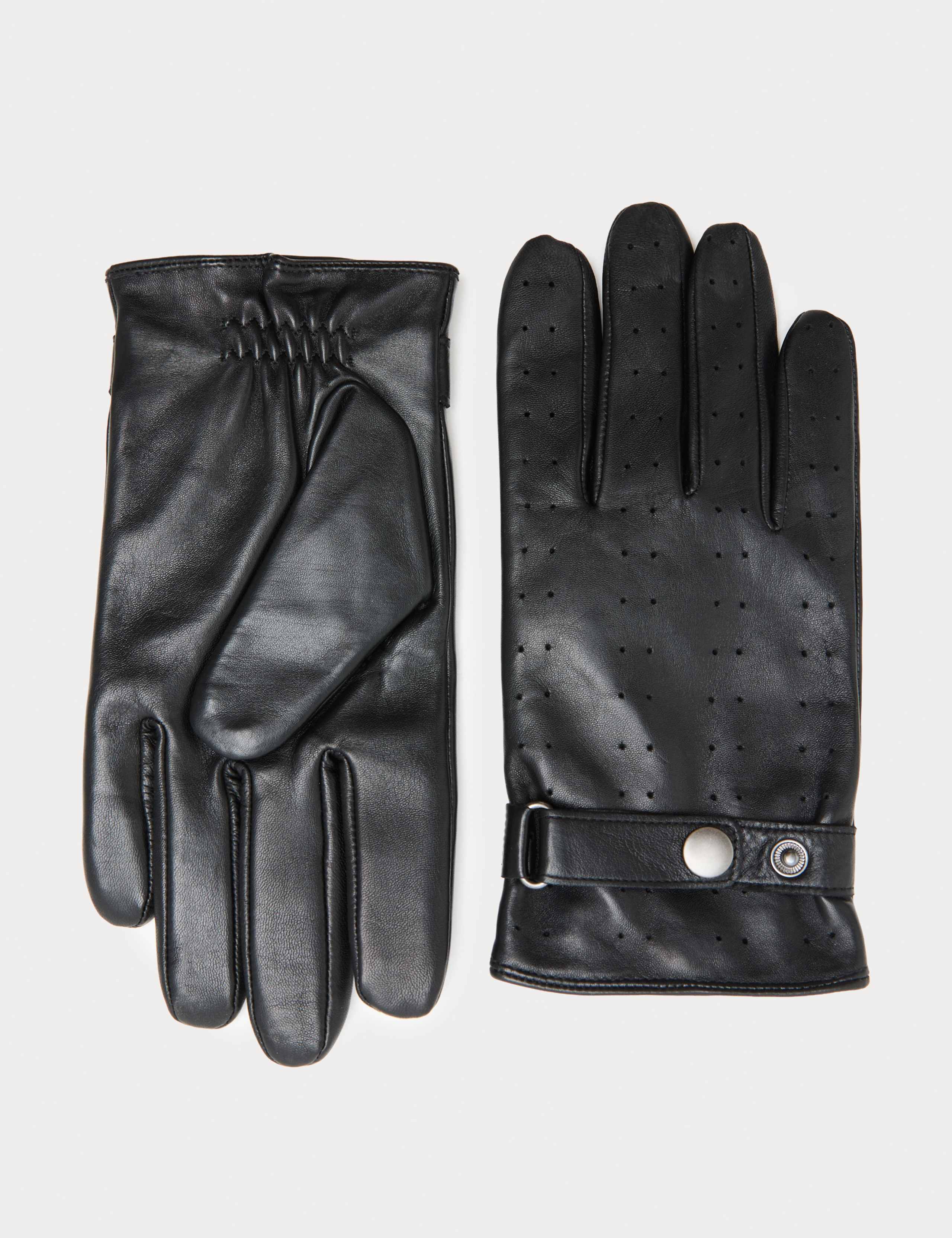 Leather Perforated Gloves 1 of 2