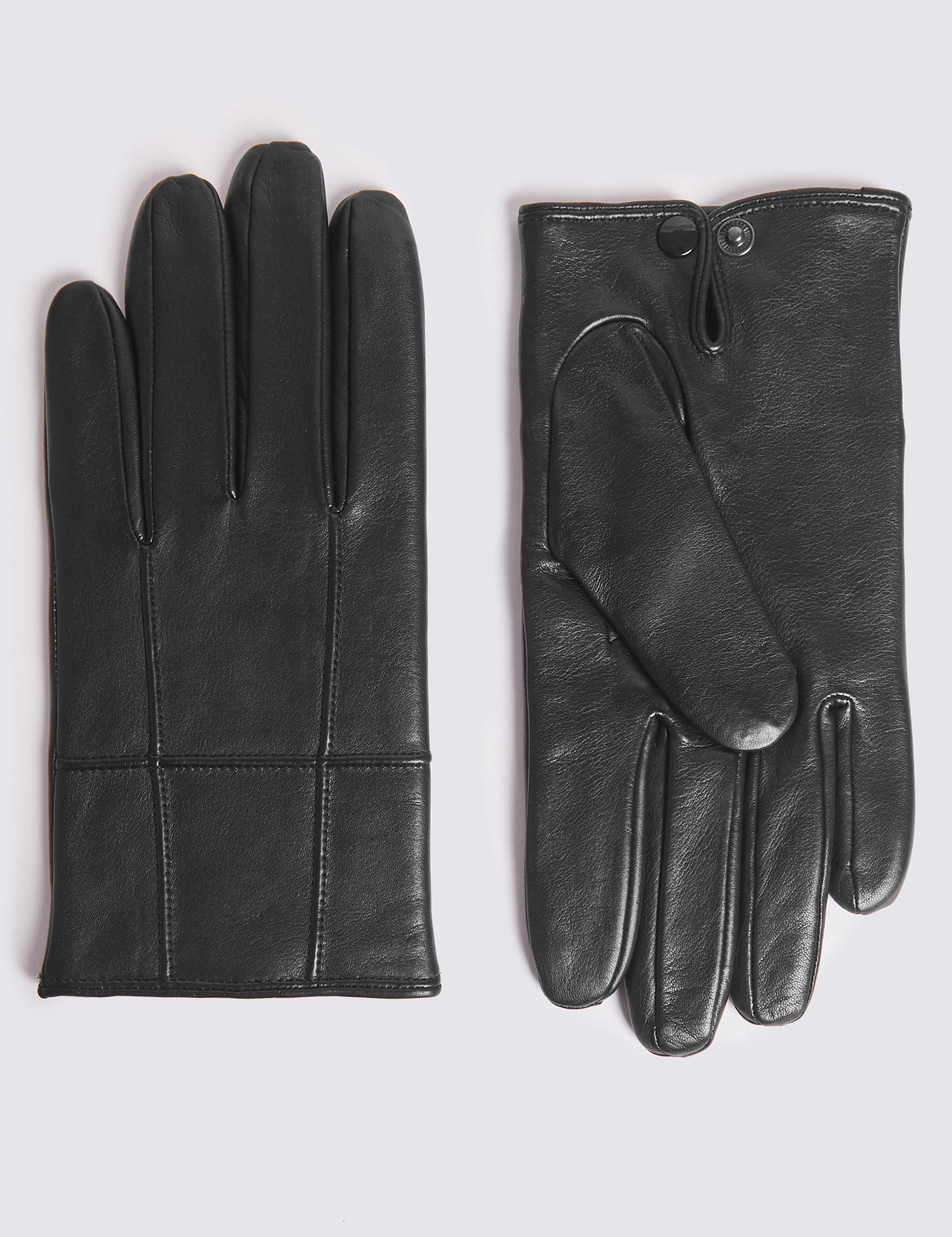 Leather Panelled Driving Gloves 1 of 1