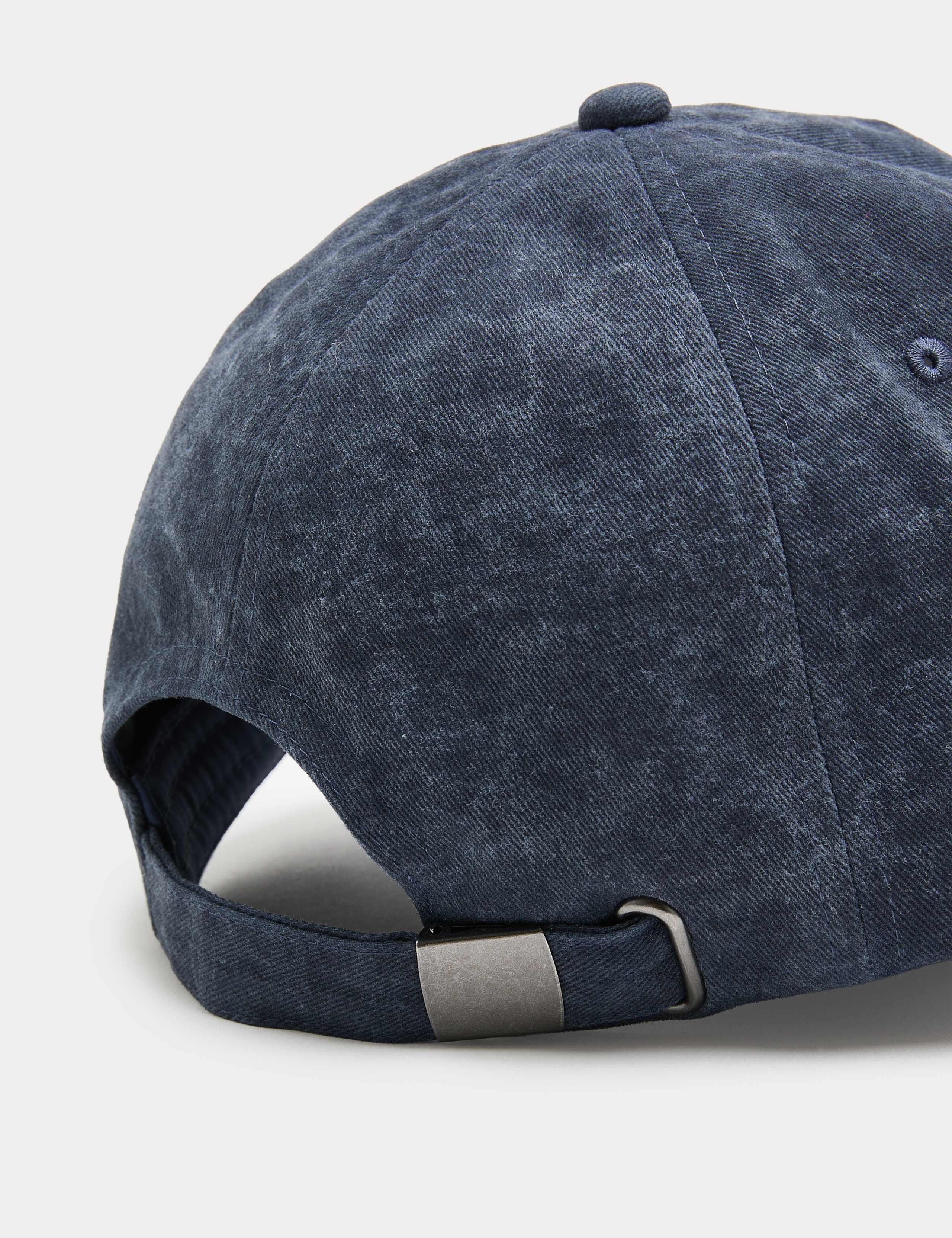 Pure Cotton Embroidered Baseball Cap 2 of 3