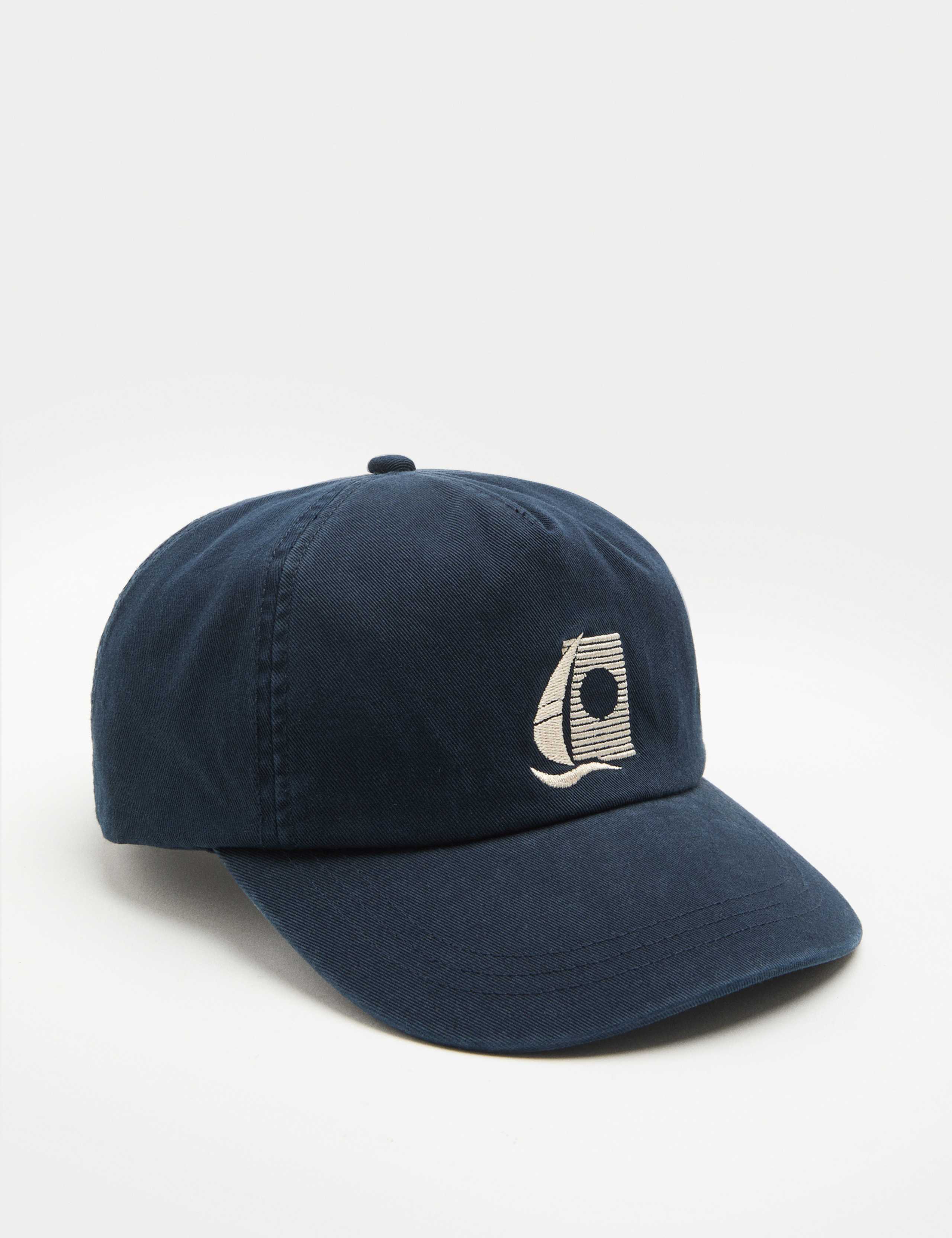 Pure Cotton Embroidered Baseball Cap 1 of 2