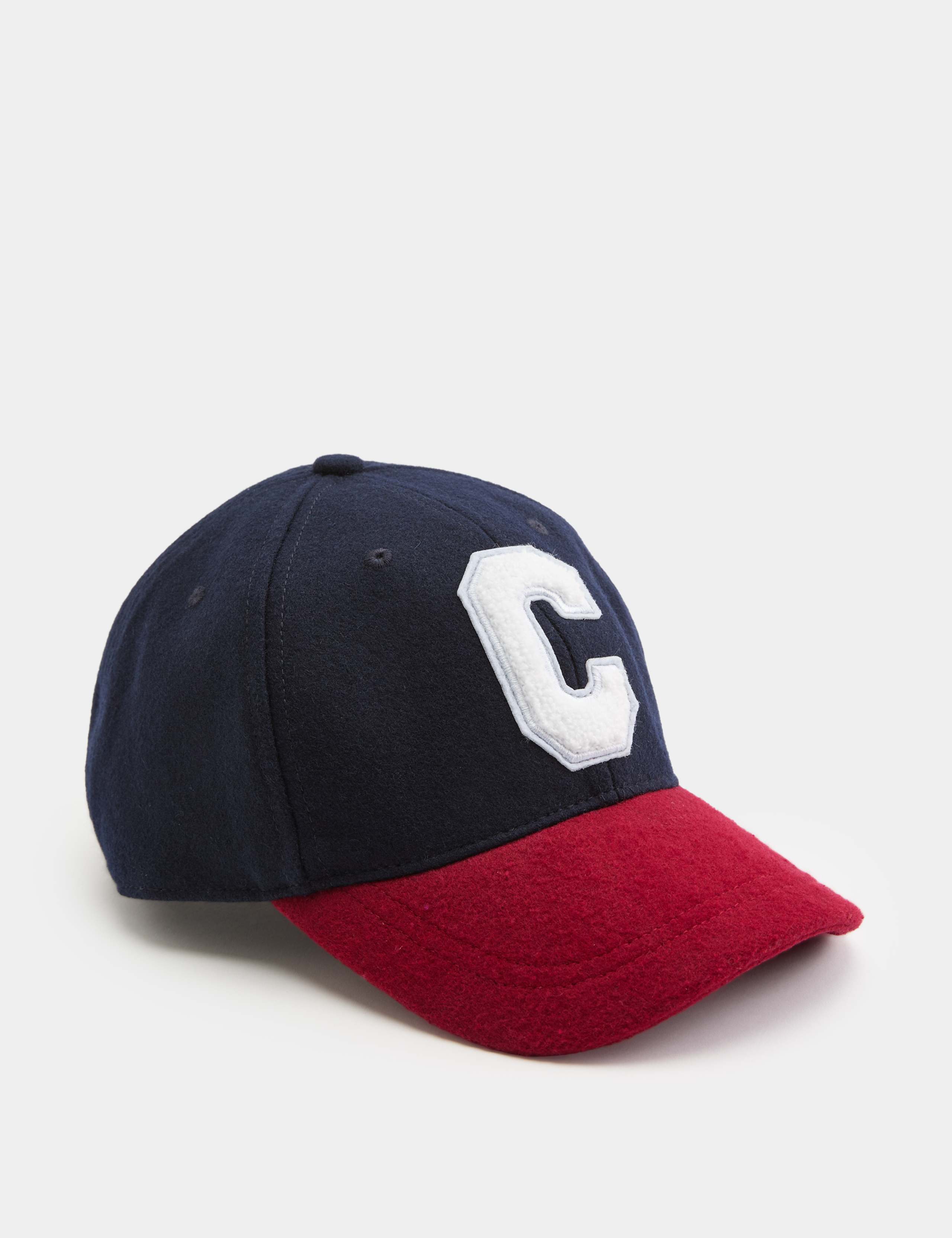 Wool Rich Embroidered Baseball Cap 1 of 2