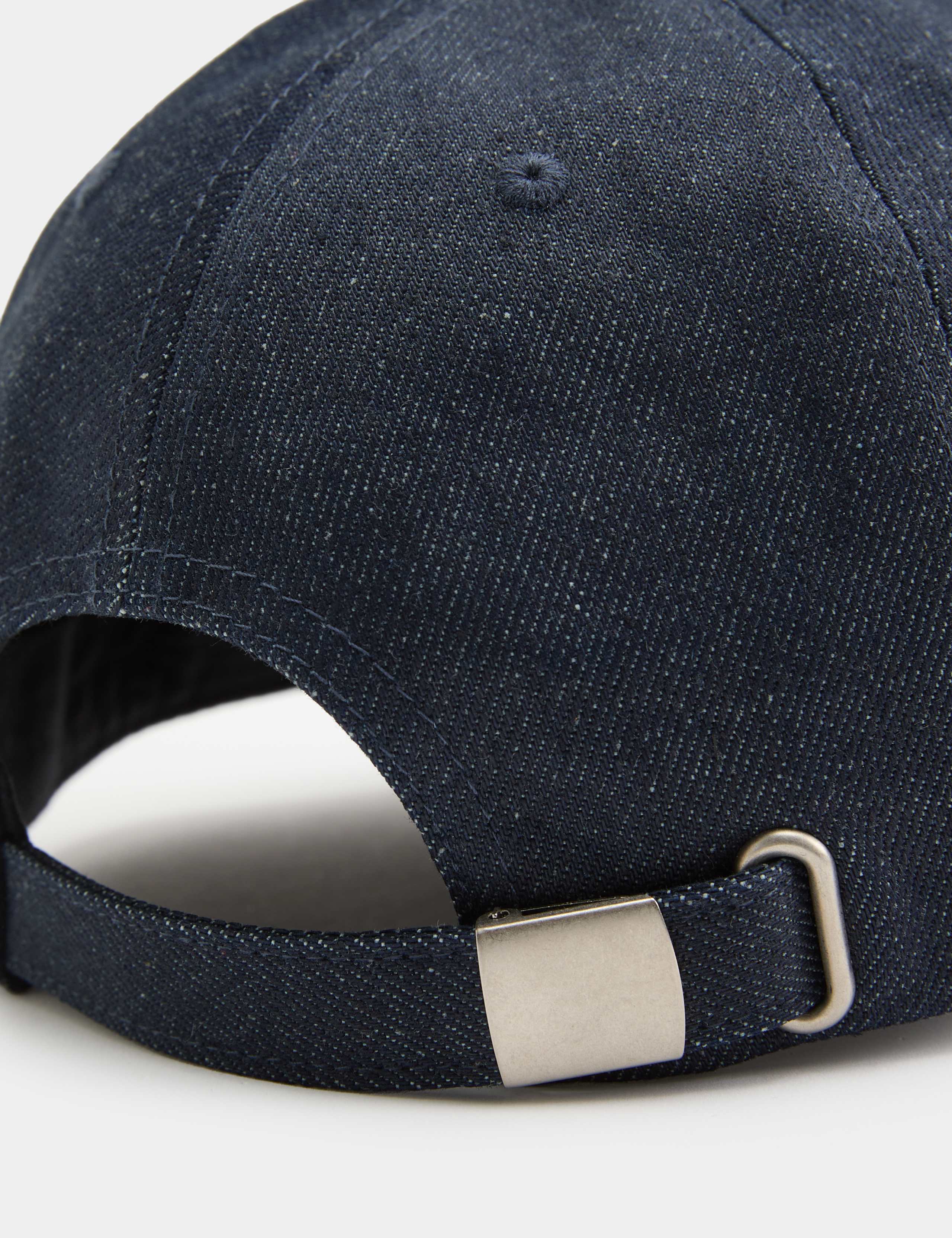 Denim Embroidered Baseball Cap 2 of 2
