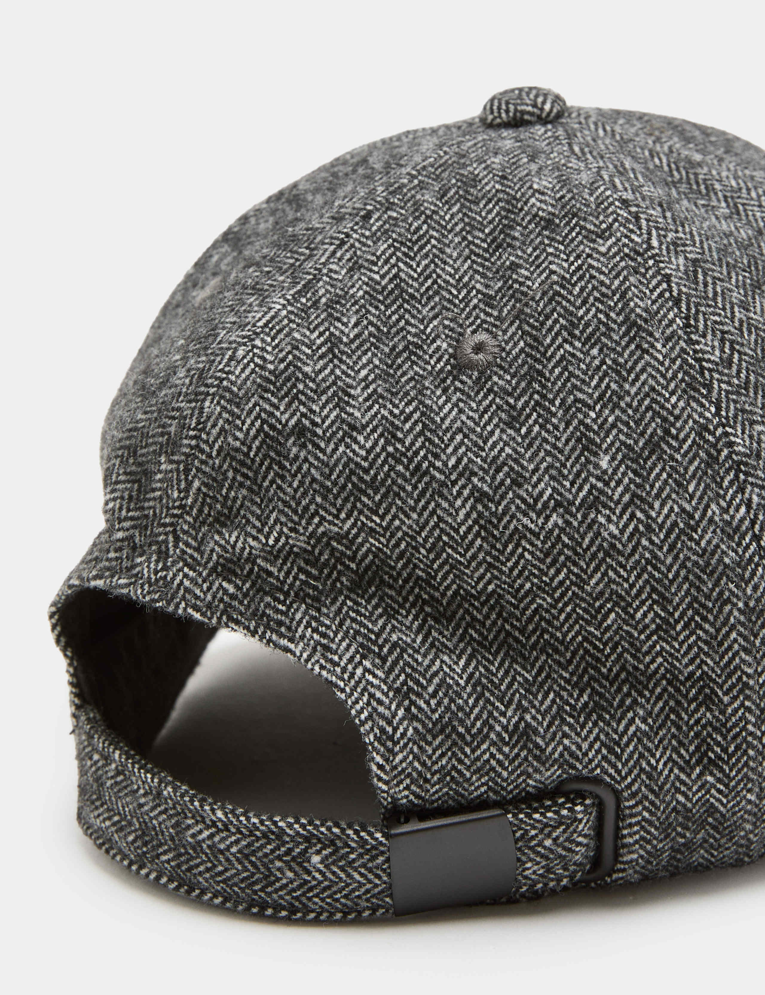 Herringbone Baseball Cap with Wool 2 of 2