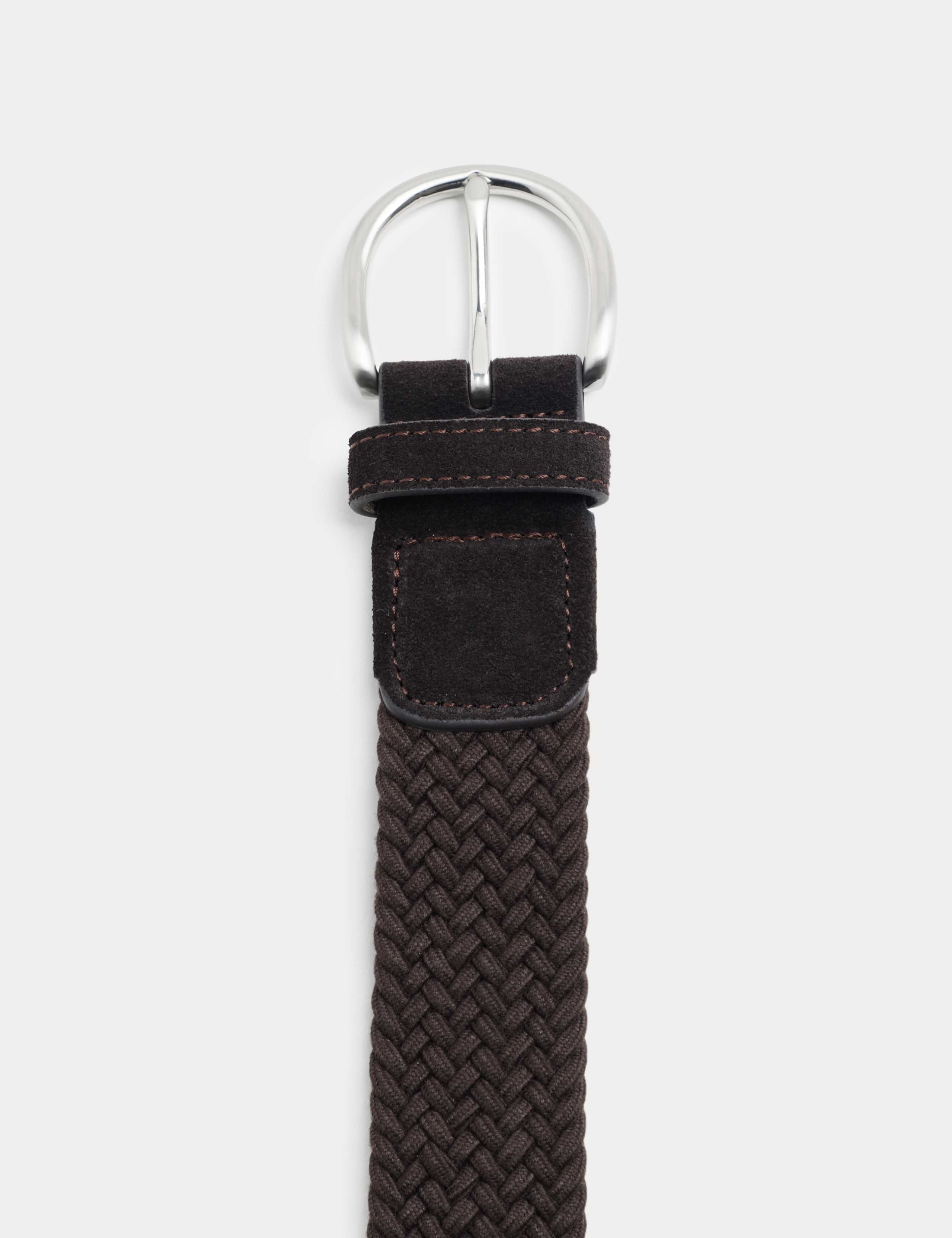 Suede Stretch Web Woven Belt 2 of 2
