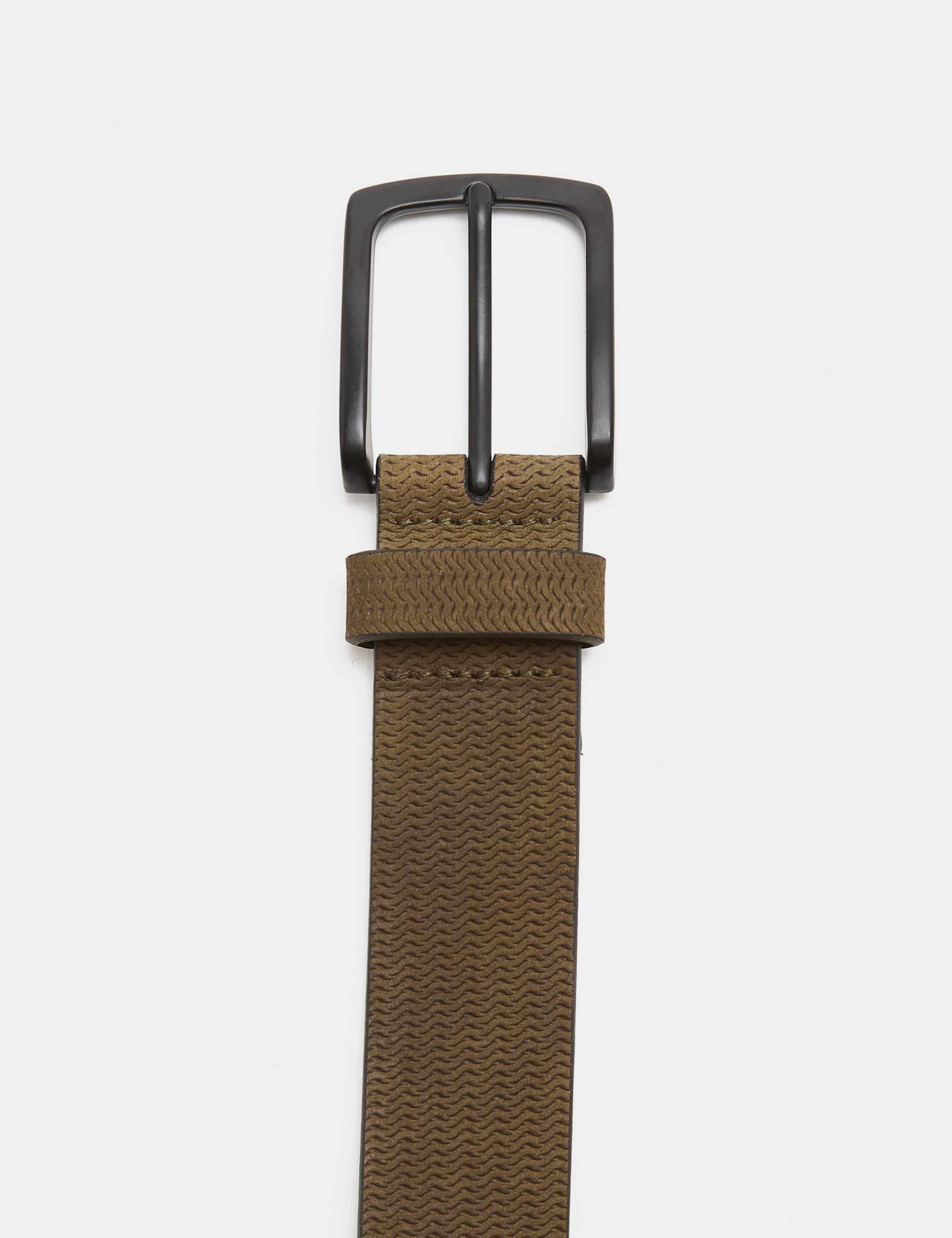 Textured Leather Belt 2 of 2