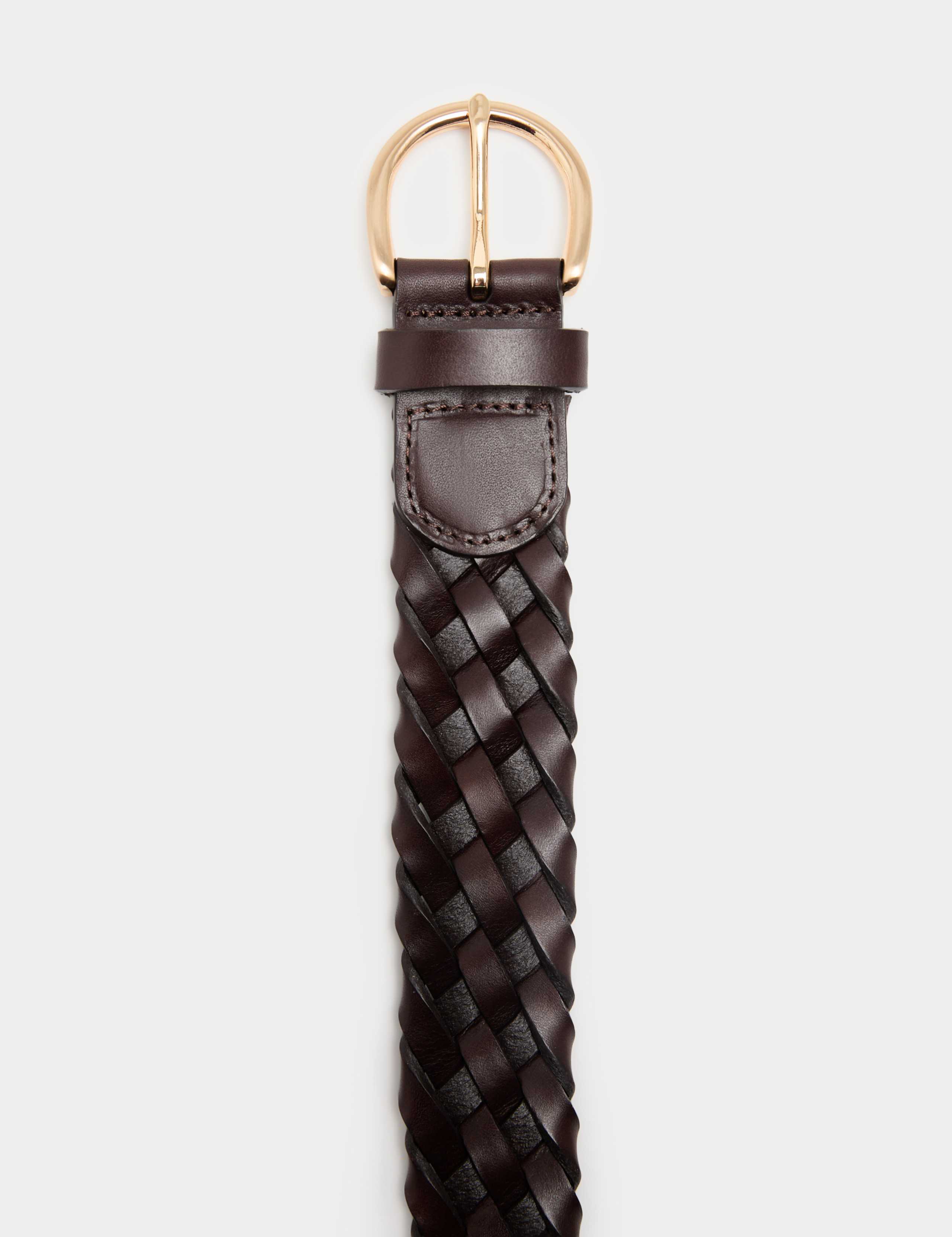 Leather Plaited Belt 2 of 2