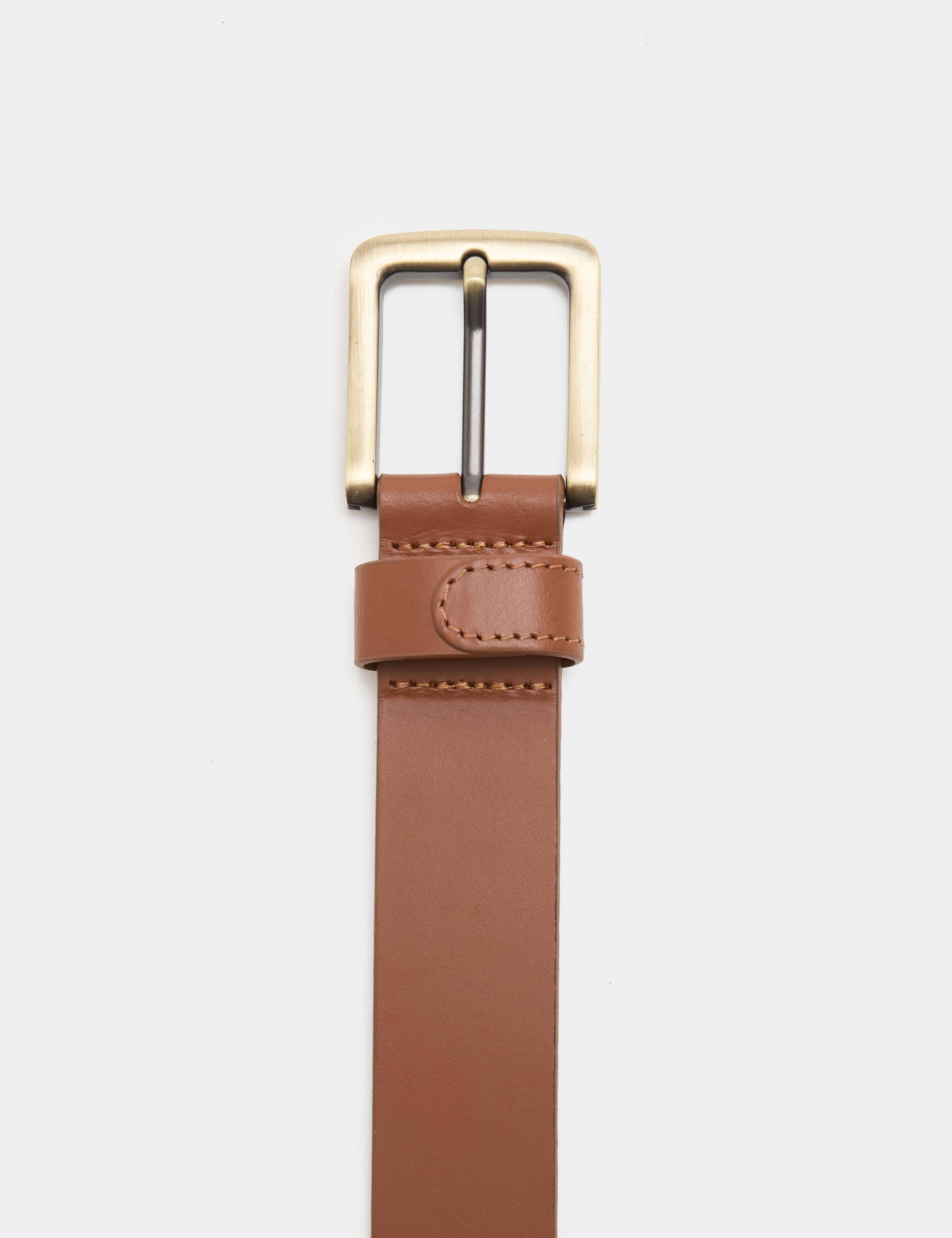 Leather Stitch Detail Belt 2 of 2