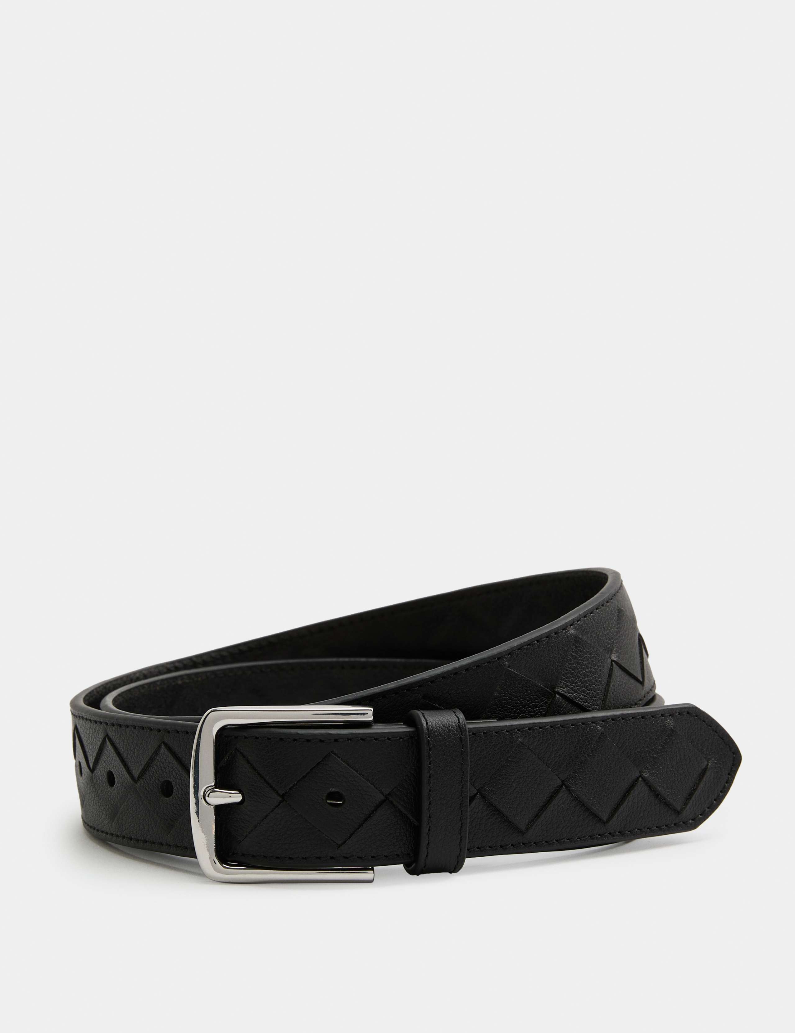 Leather Woven Belt 1 of 2