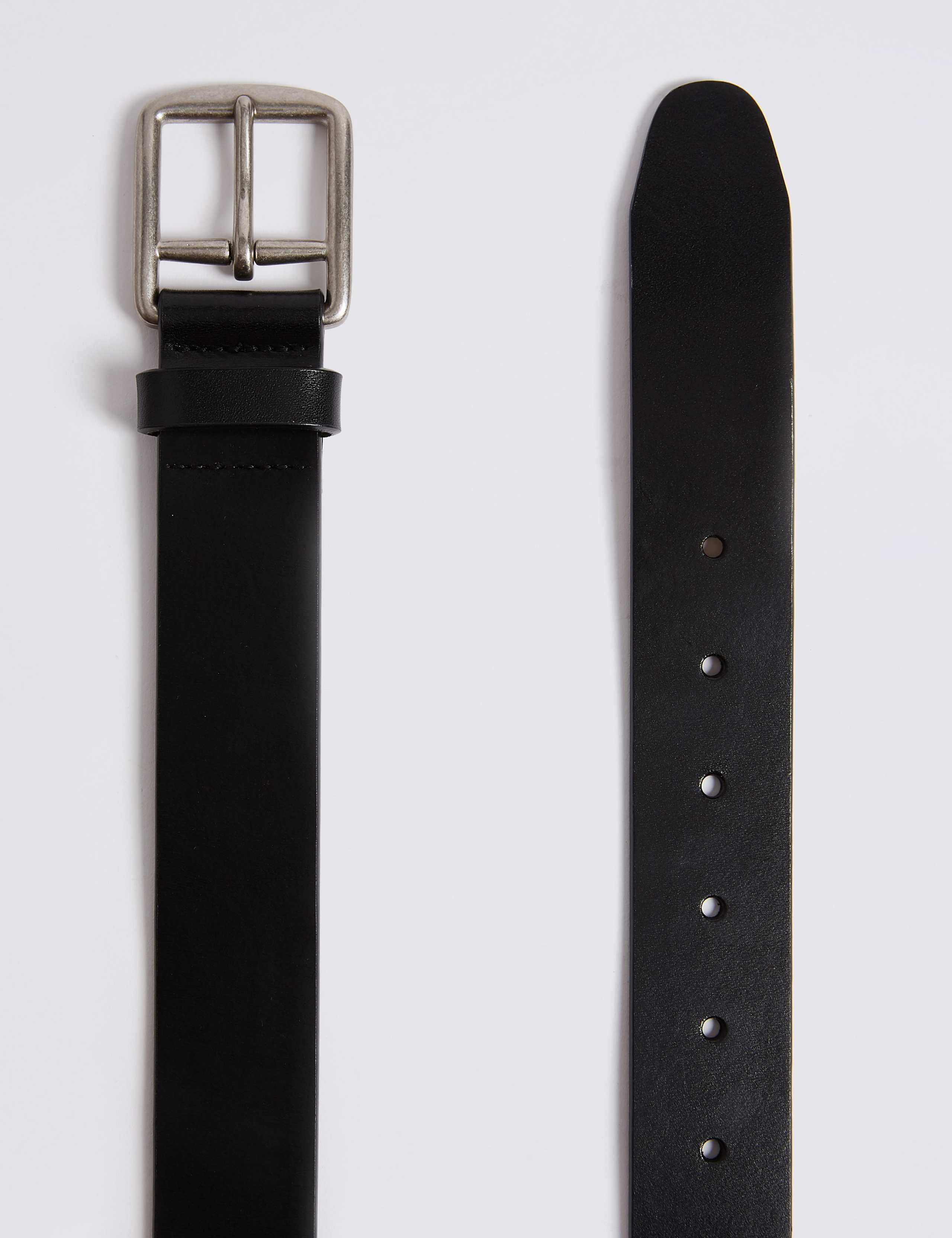 Leather Saddle Edge Casual Belt 3 of 3