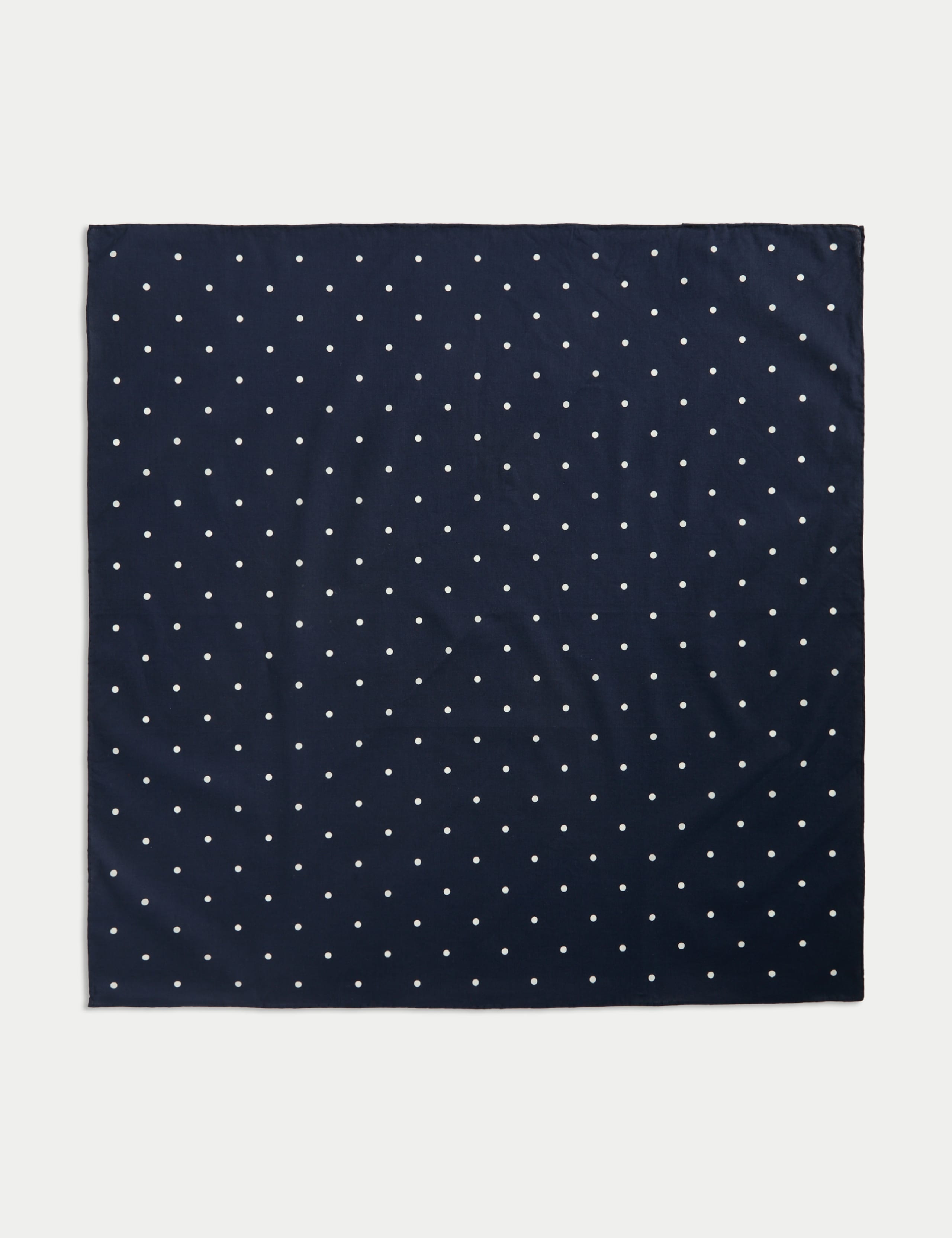 Pure Cotton Polka Dot Print Scarf 3 of 4