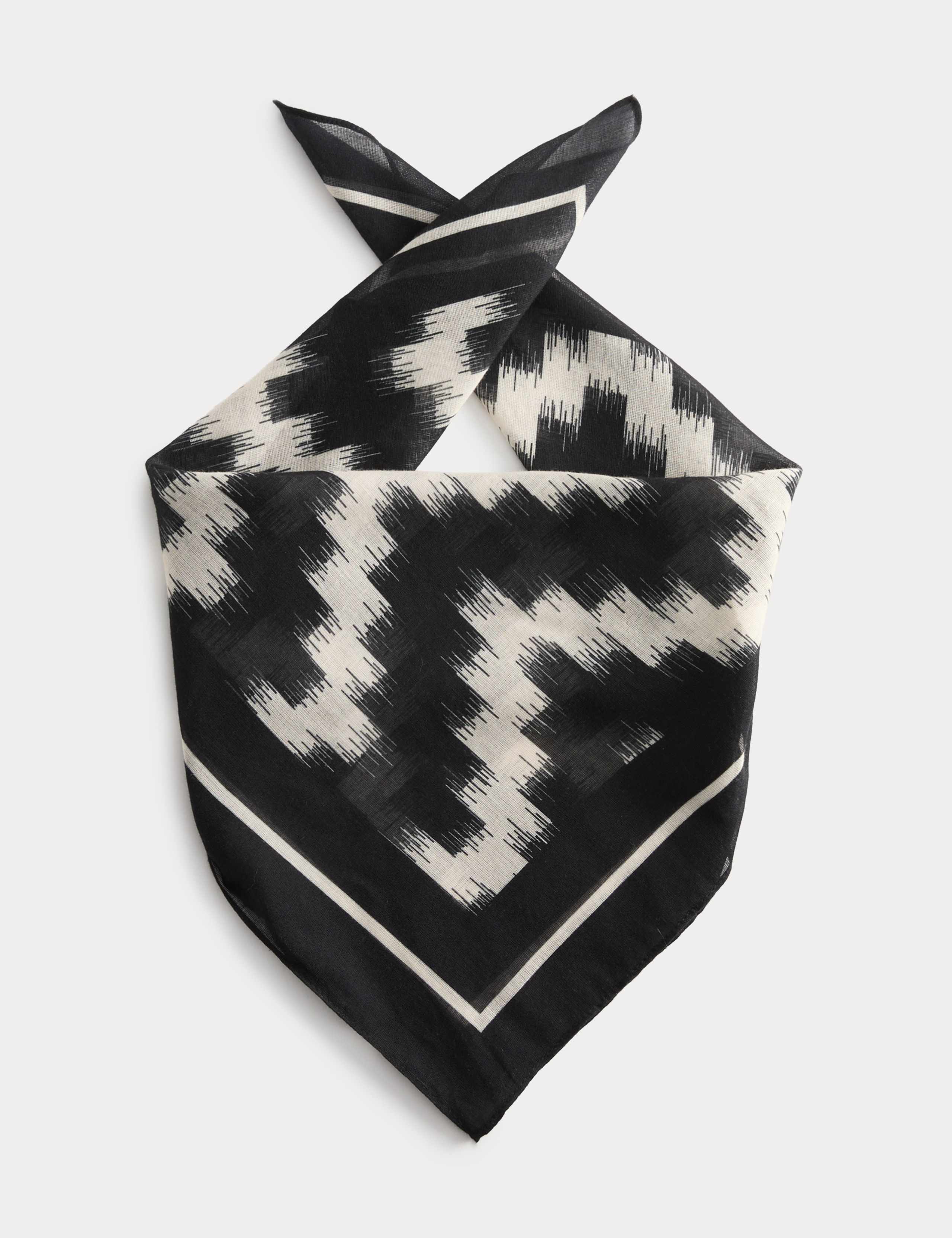 Pure Cotton Patterned Bandana 1 of 3