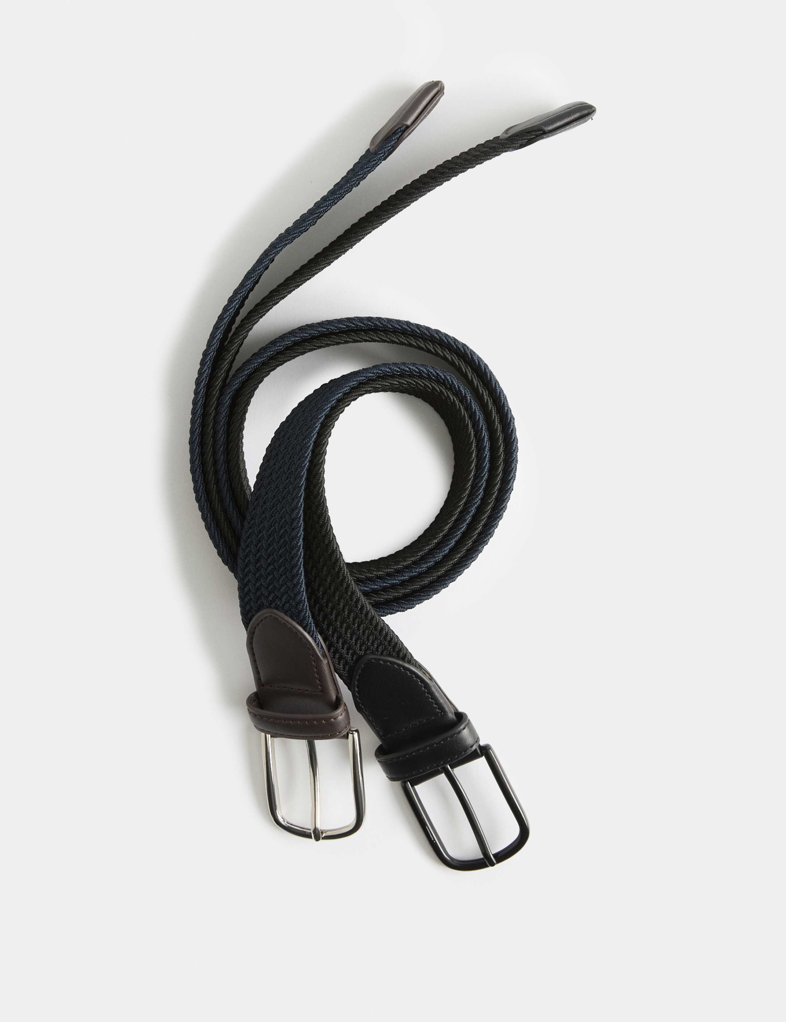 2 Pack Leather Smart Belts 2 of 3