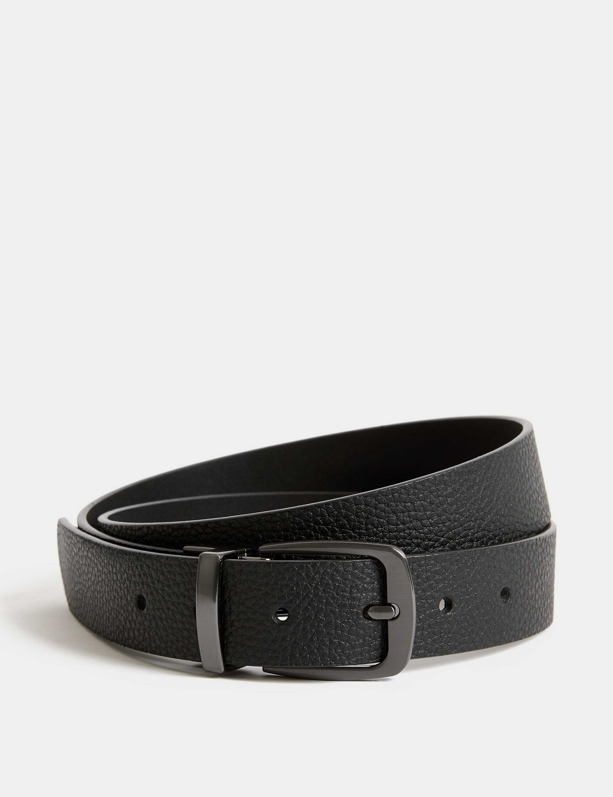 Leather Casual Buckle Belt 1 of 2