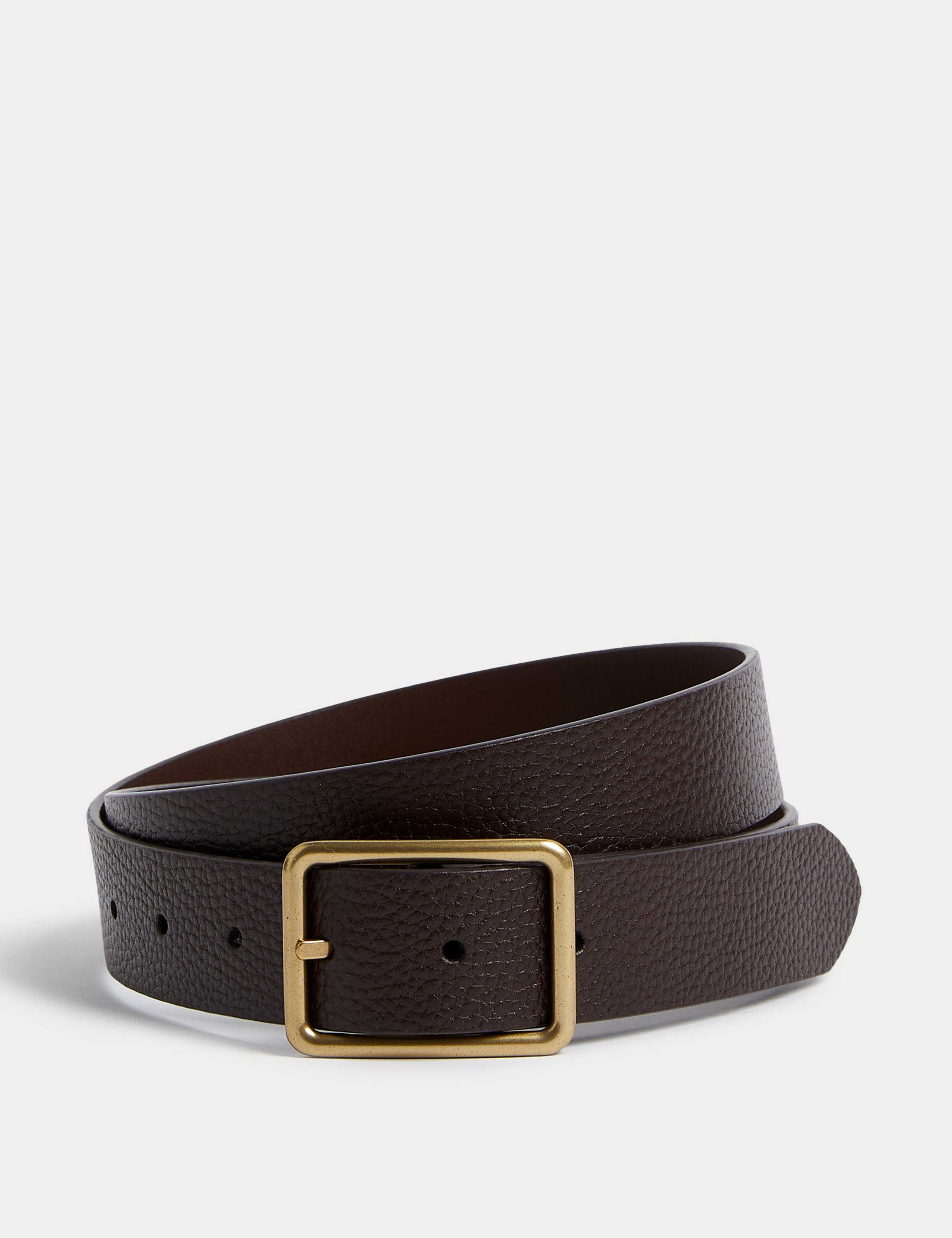 Leather Textured Casual Belt 1 of 2