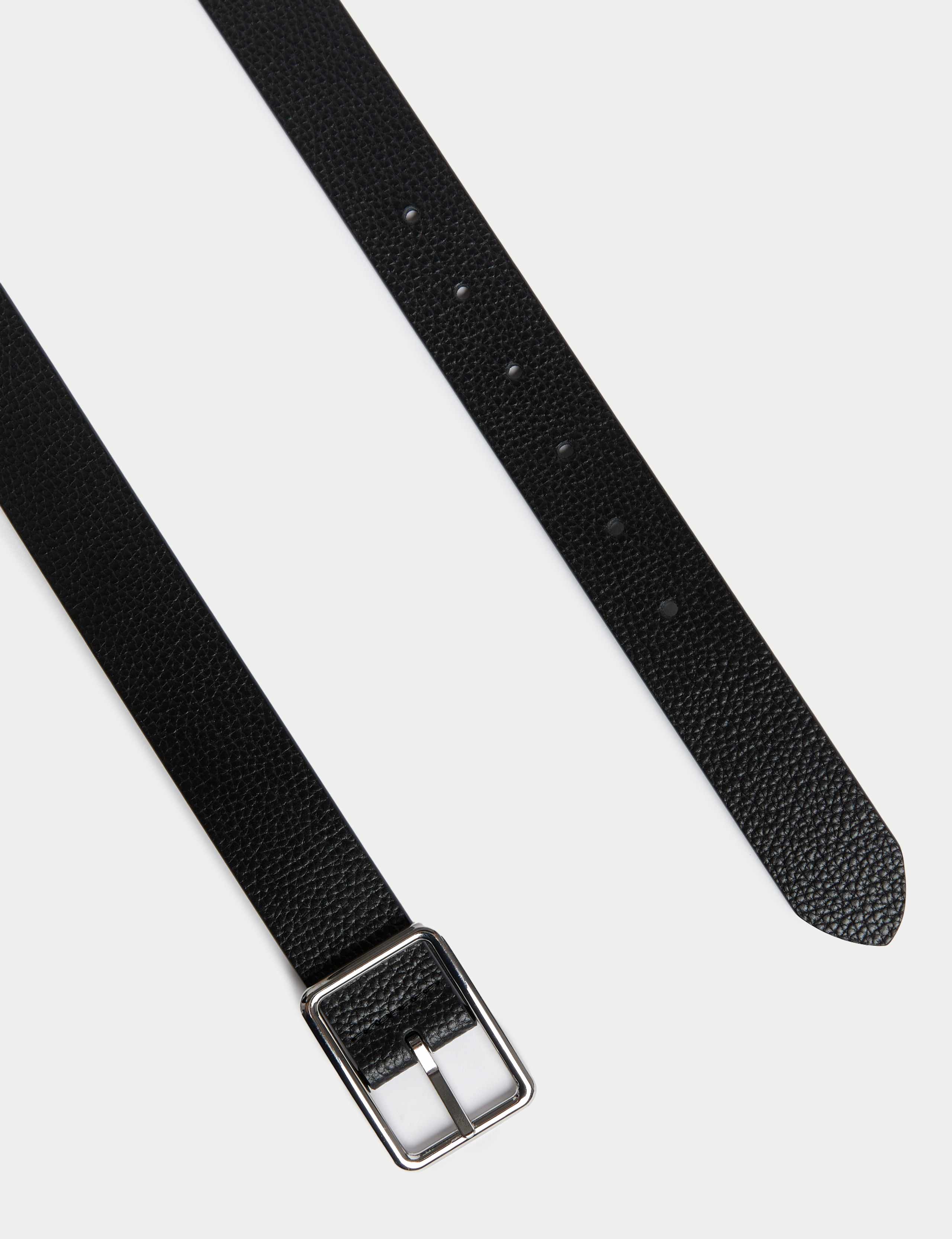 Leather Textured Casual Belt 2 of 2
