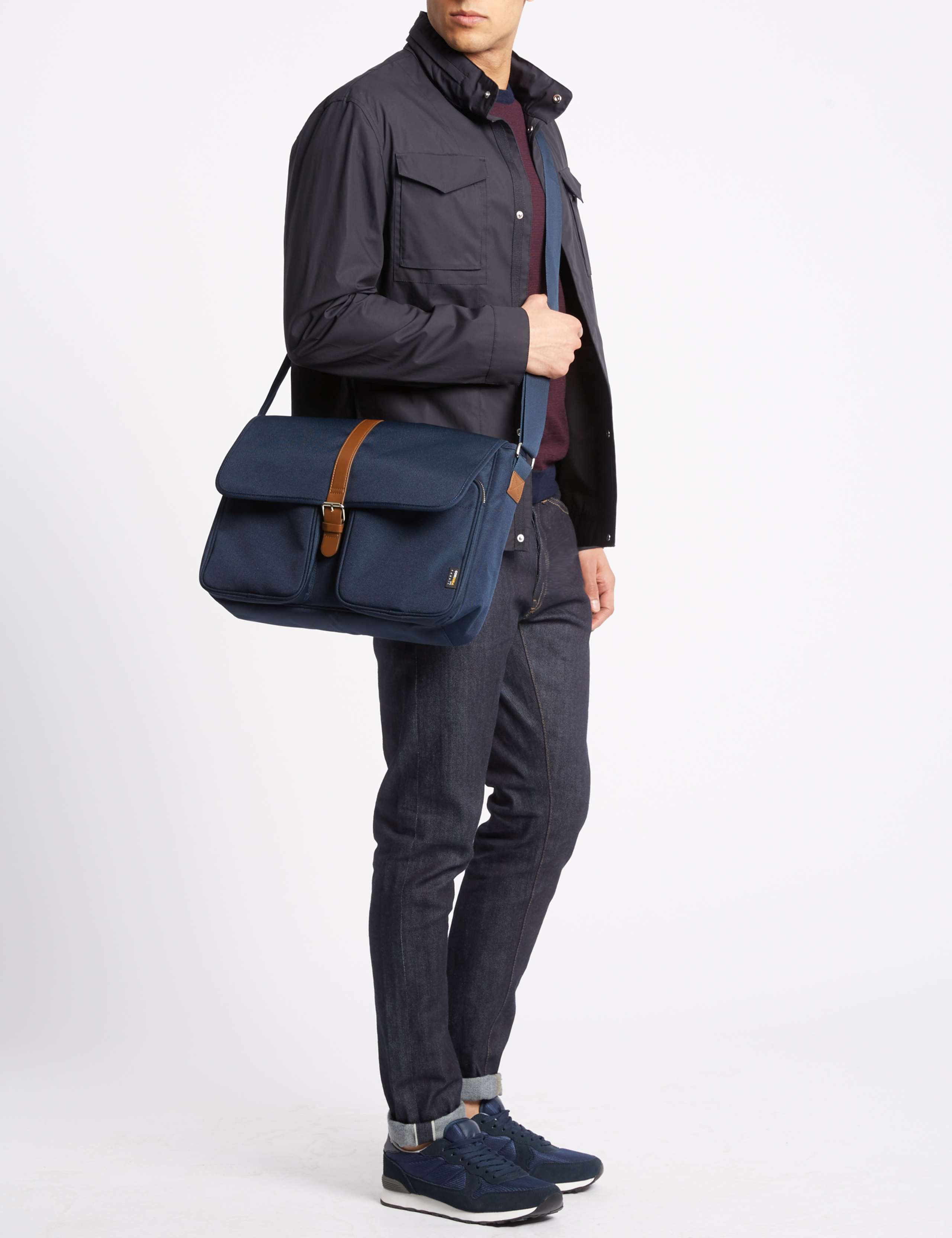 Casual Scuff Resistant Cordura® Messenger 1 of 5
