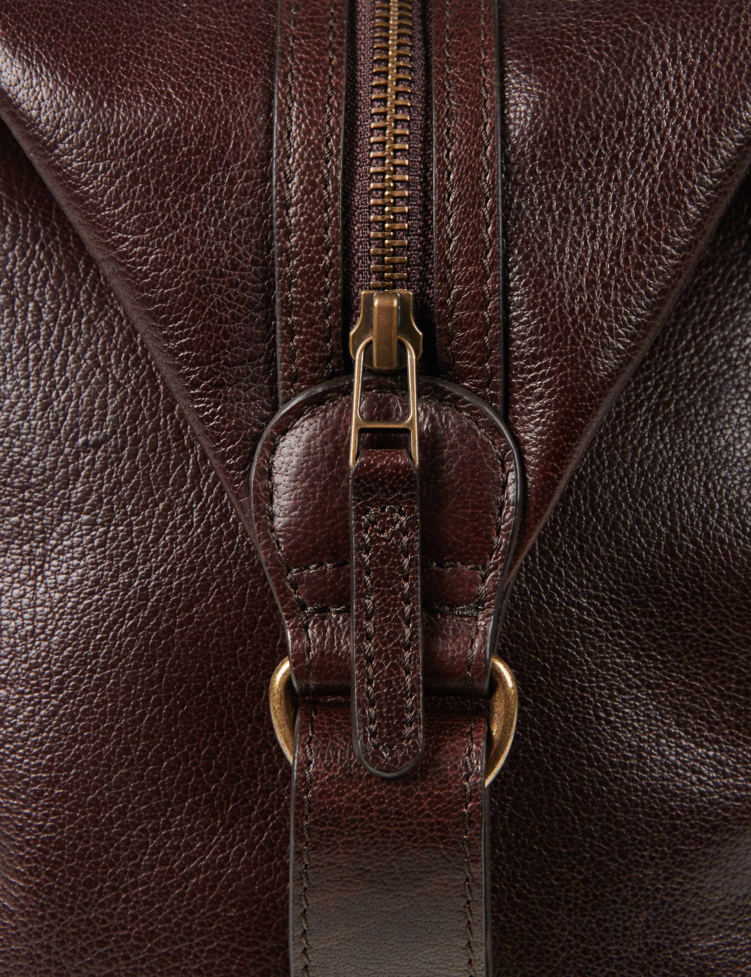 Casual Leather Holdall 7 of 7