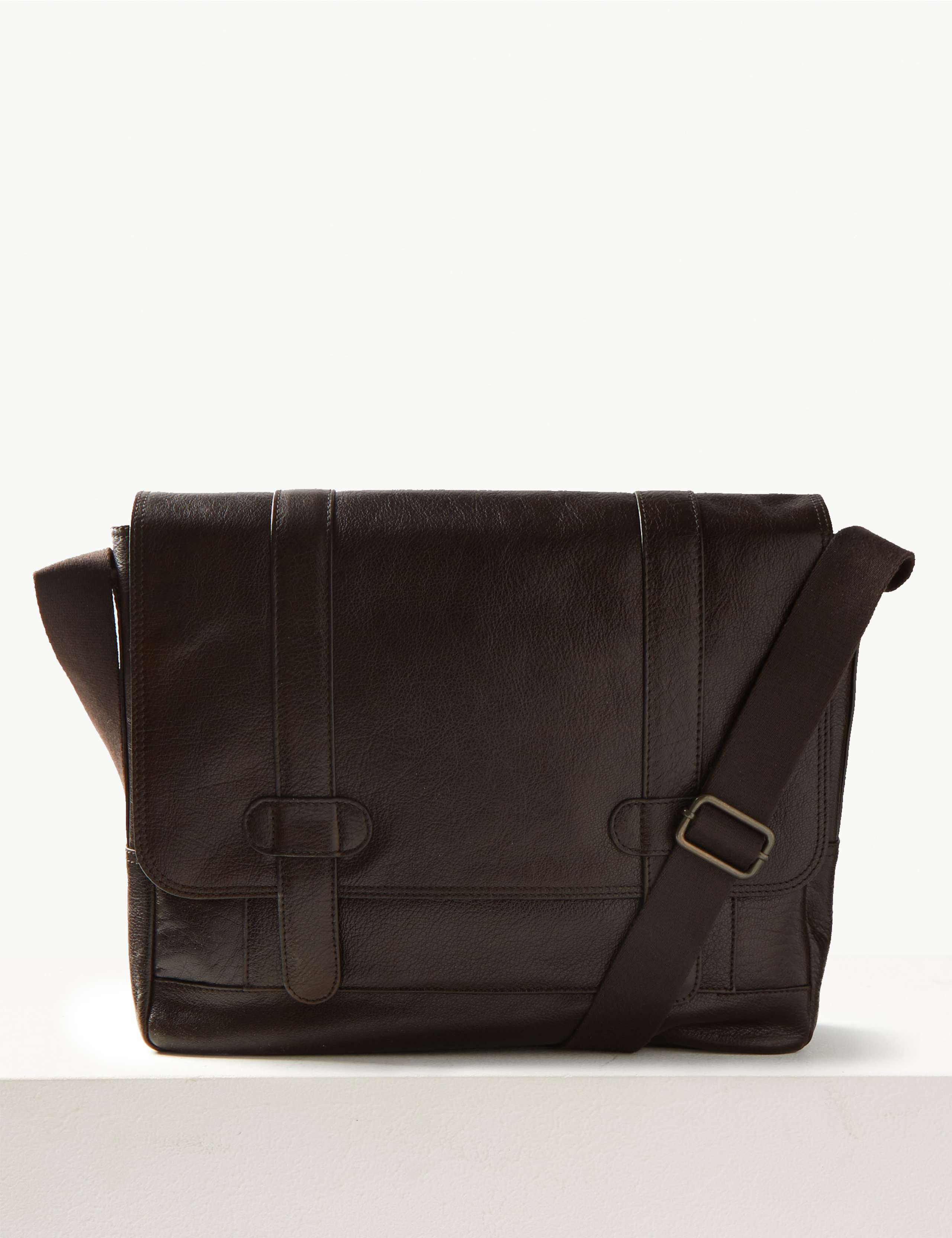 Casual Leather Messenger 2 of 6