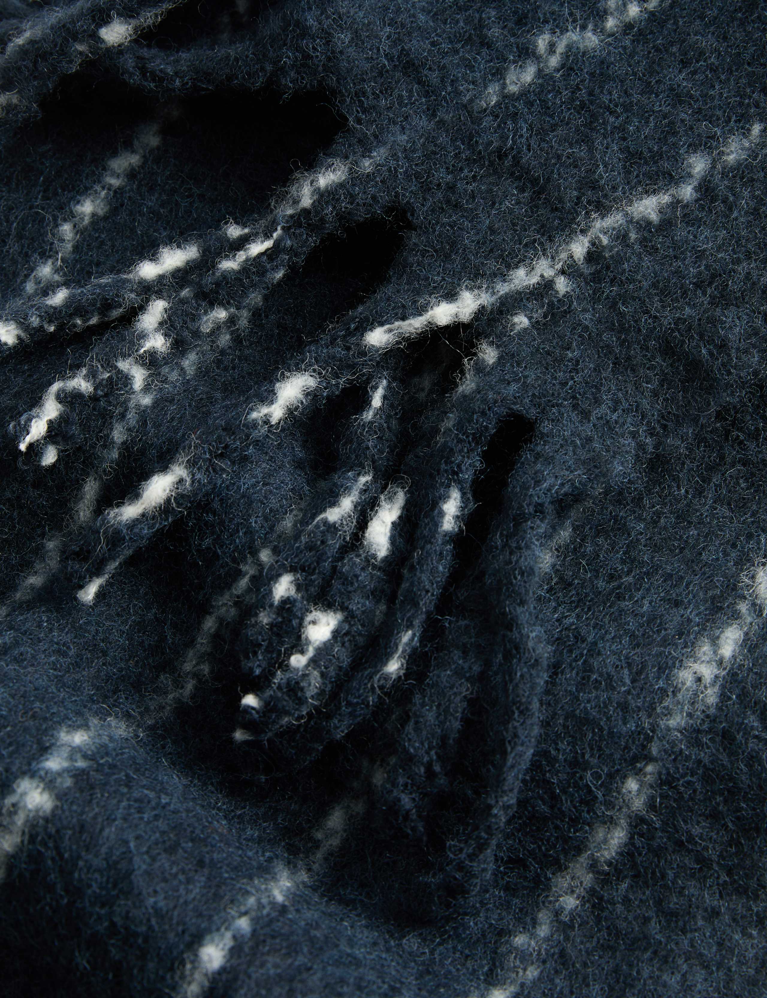 Wool Blend Striped Scarf 2 of 2