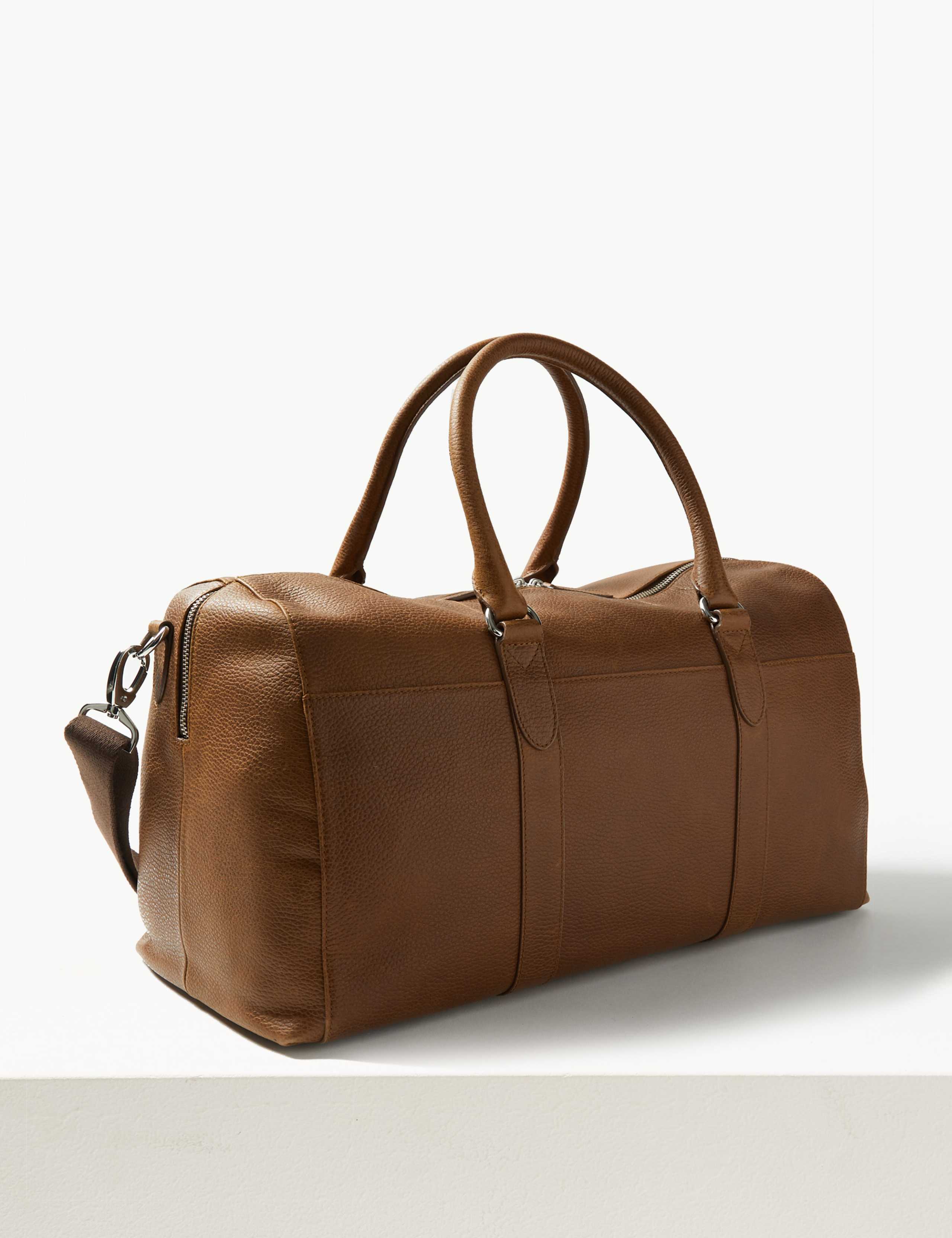Pebble Grain Leather Holdall 3 of 6