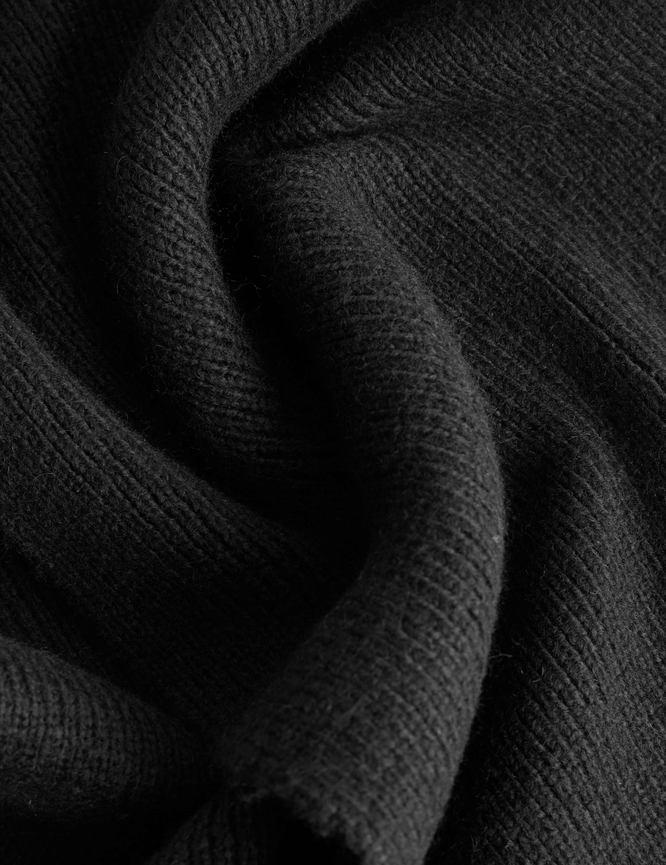 Ribbed Scarf with Cotton 2 of 2