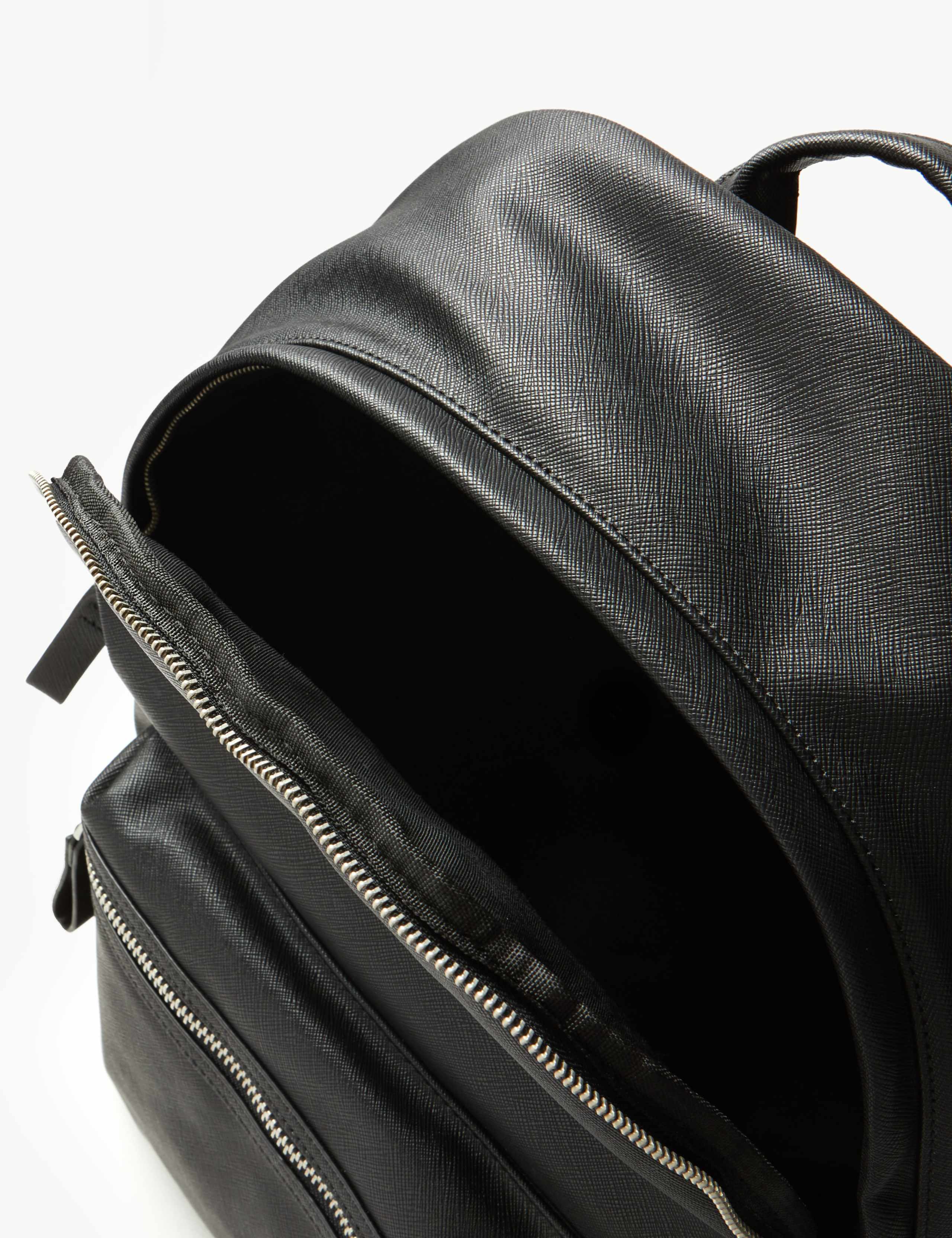 Textured Saffiano Backpack 5 of 6
