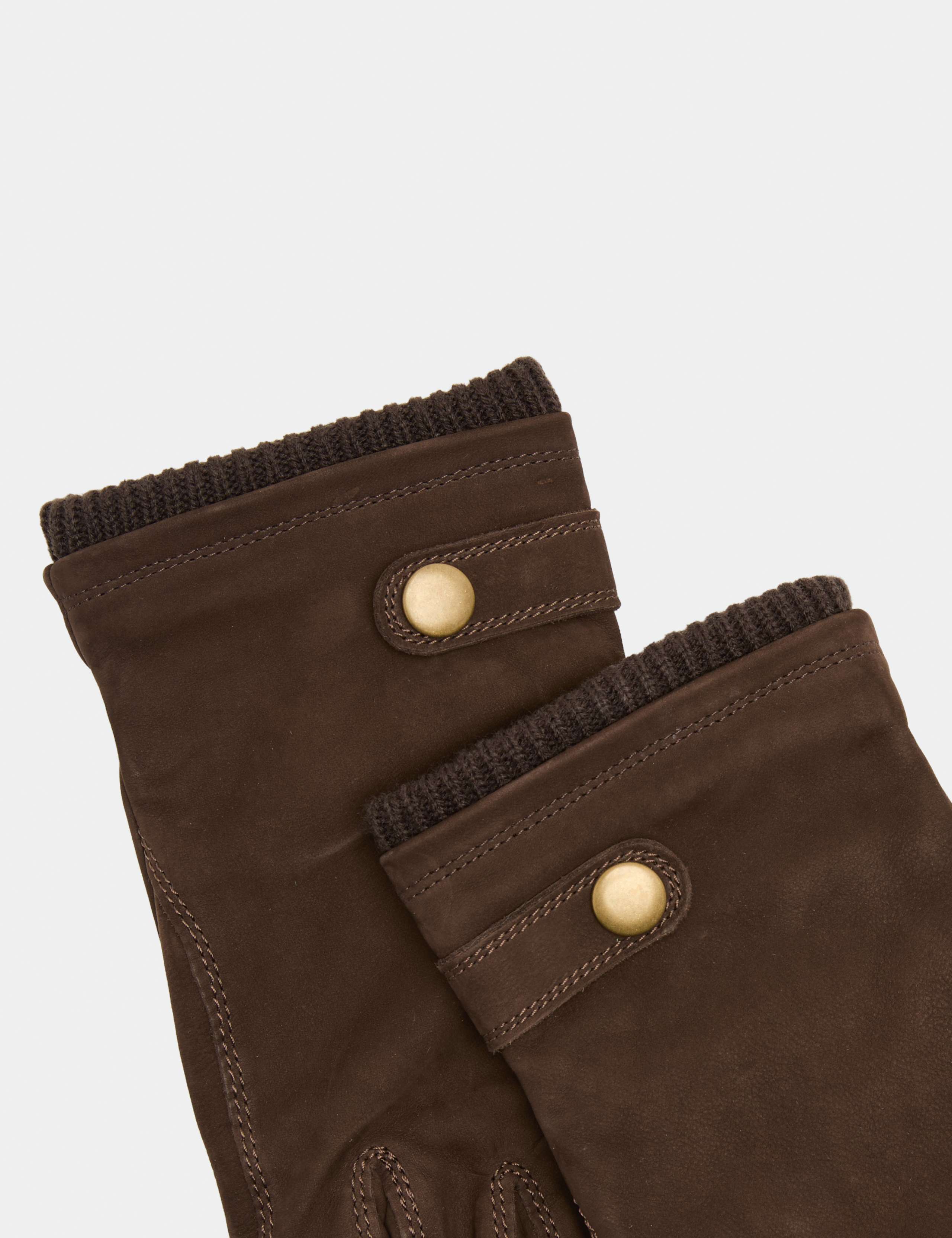 Nubuck Leather Buckle Gloves 2 of 2