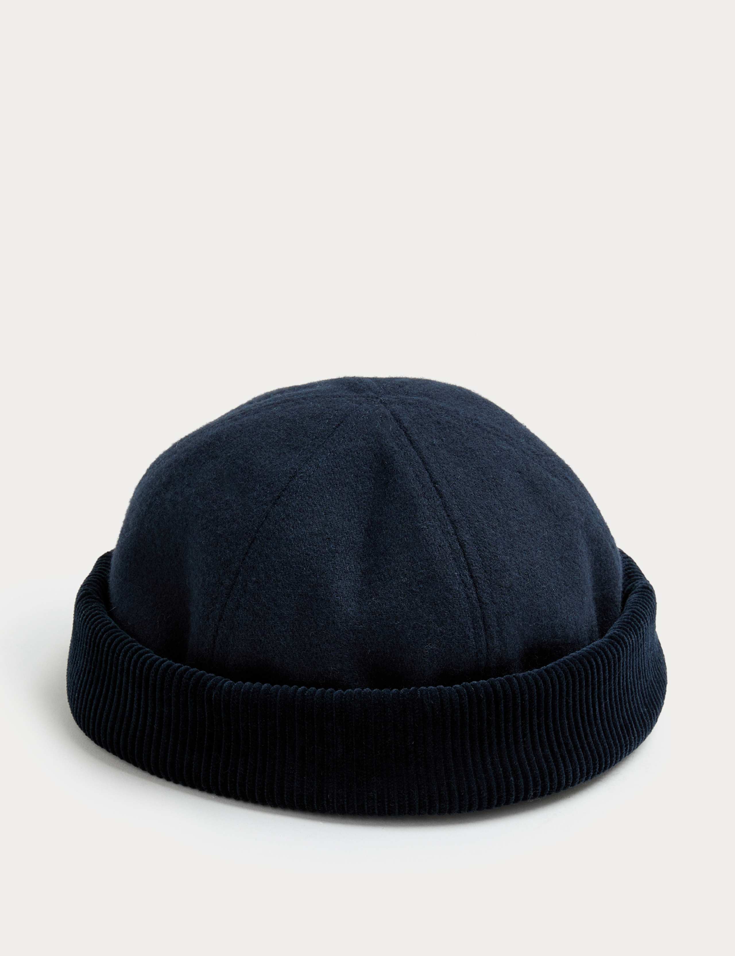 Corduroy Docker Beanie Hat 1 of 2