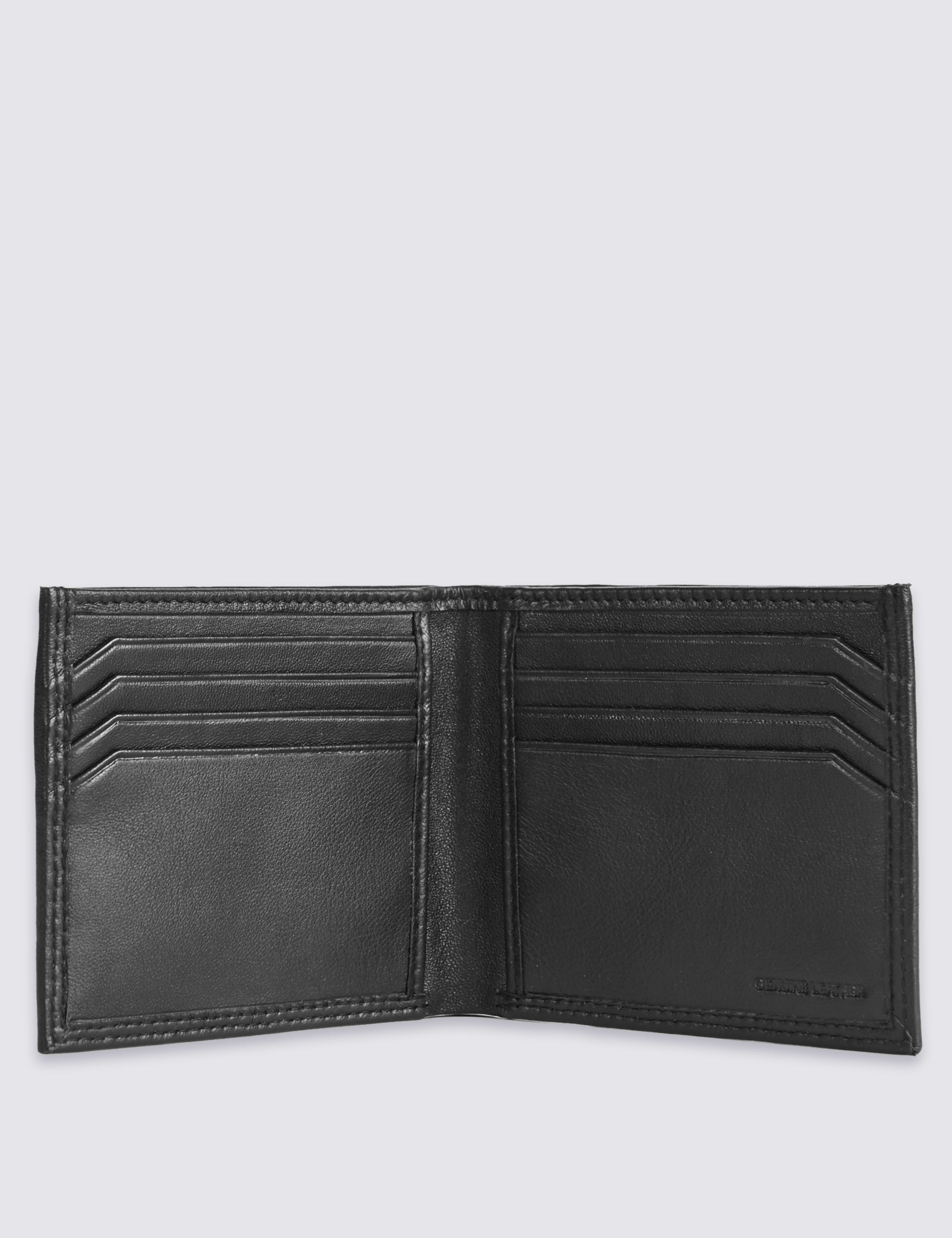 Leather Bi Fold Wallet & Credit Card Set 1 of 6