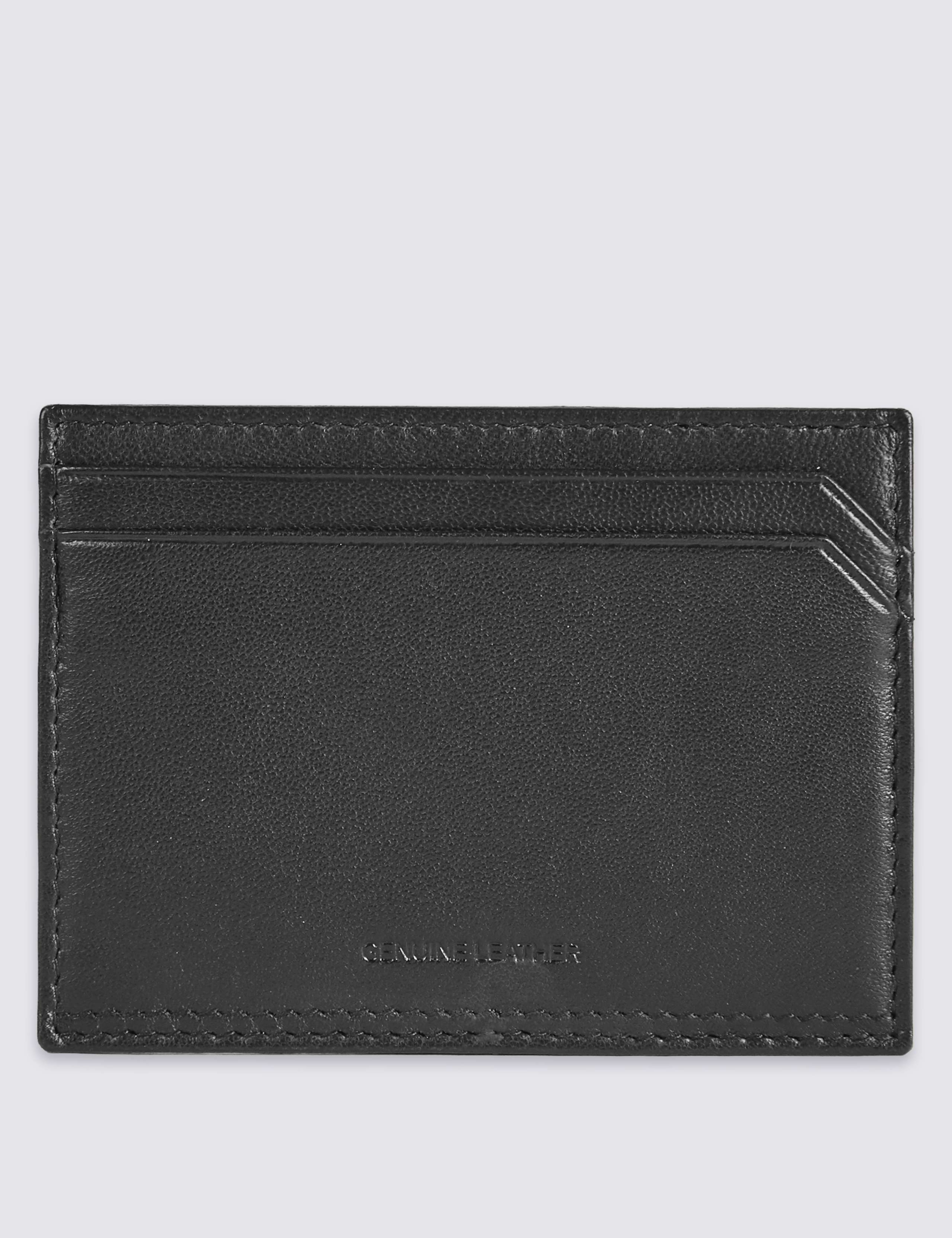 Leather Bi Fold Wallet & Credit Card Set 5 of 6