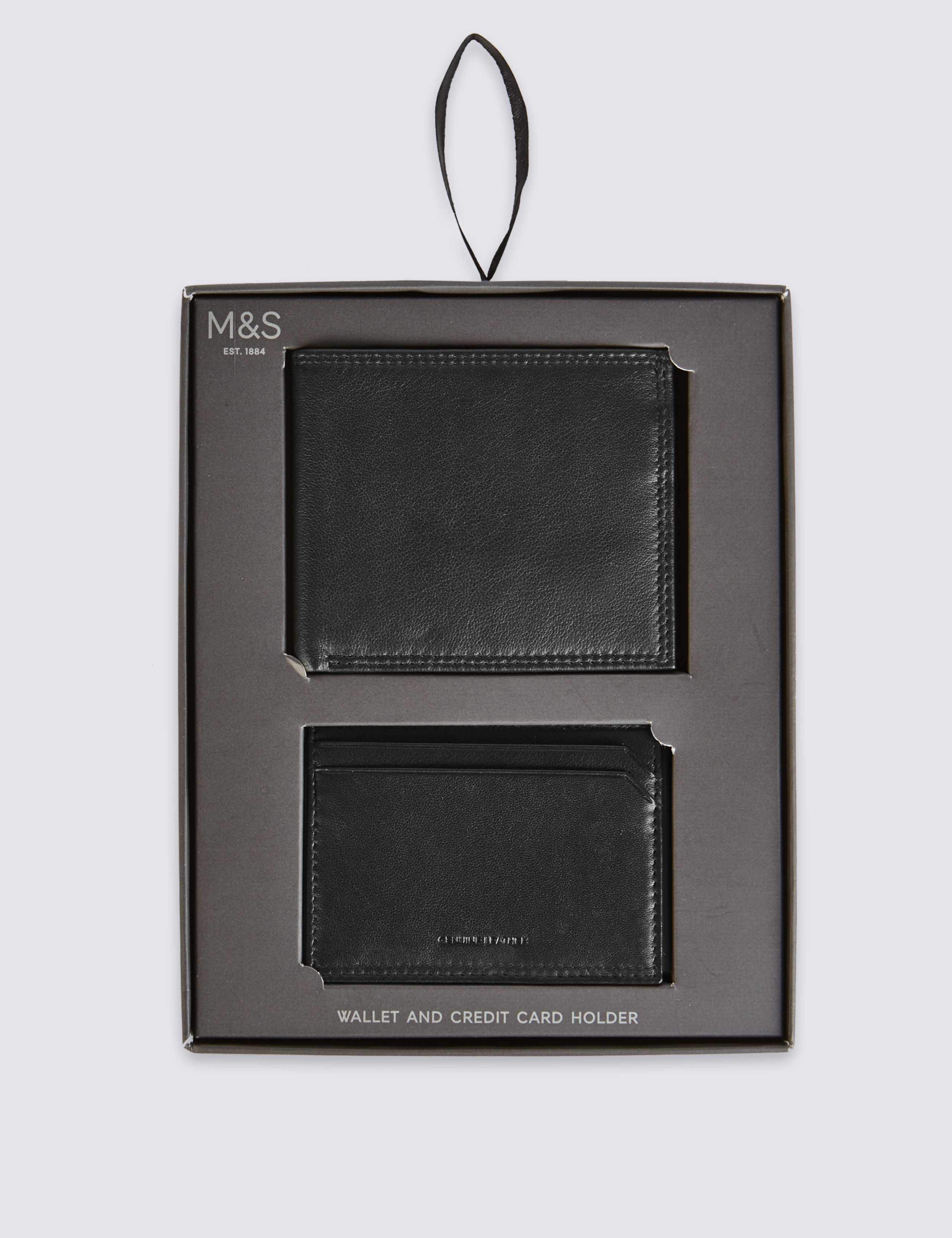 Leather Bi Fold Wallet & Credit Card Set 2 of 6