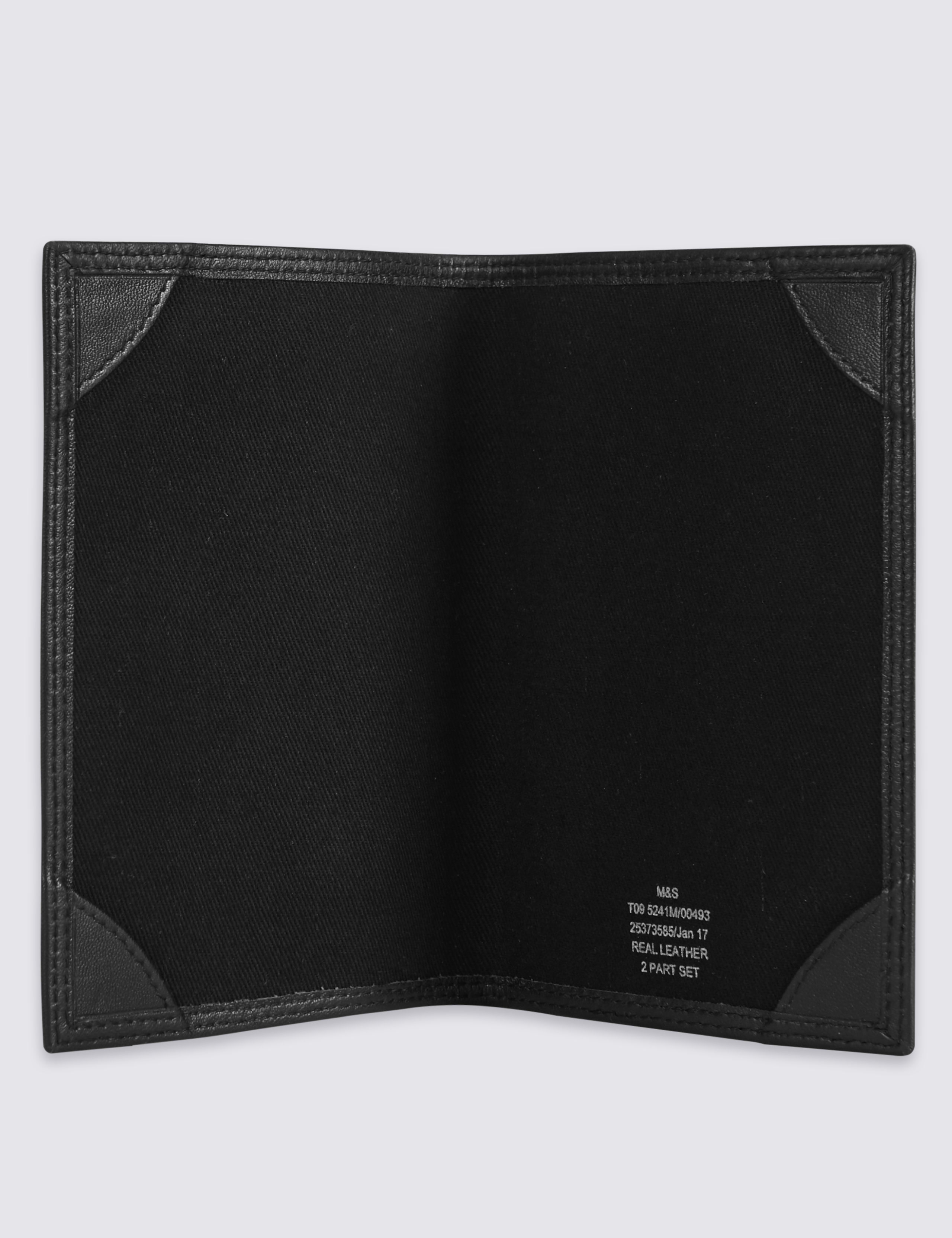 Leather Passport Cover & Luggage Tag Set 1 of 6