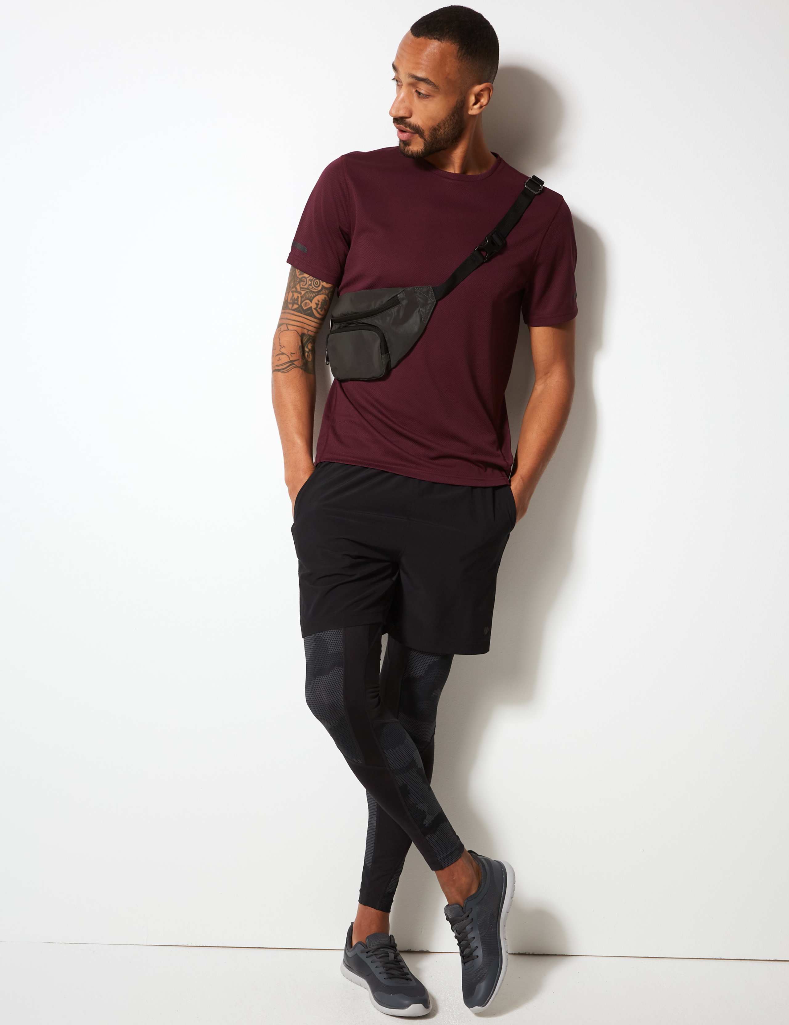Active Reflective Cross Body Bumbag 1 of 7