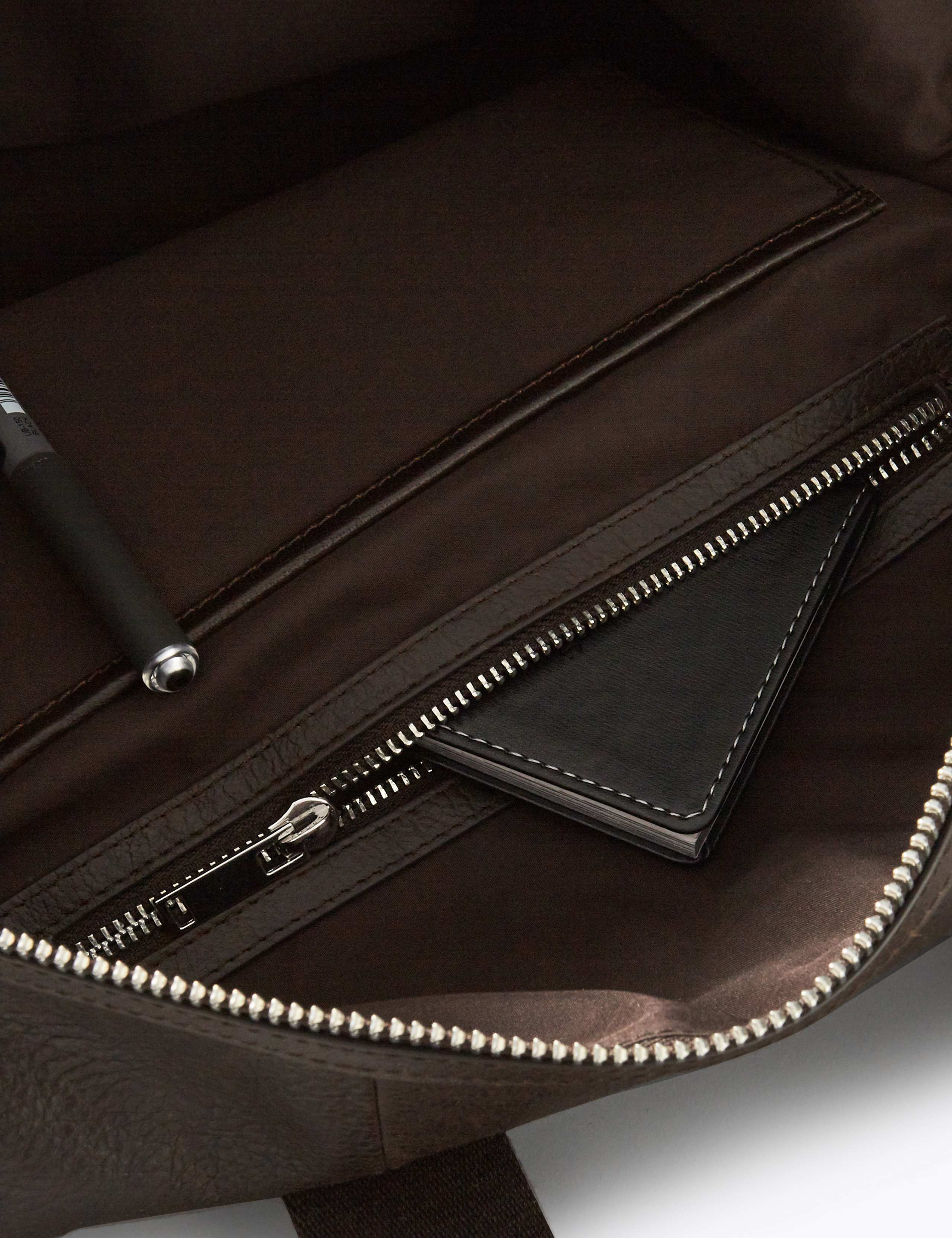Premium Leather Weekend Bag 9 of 9