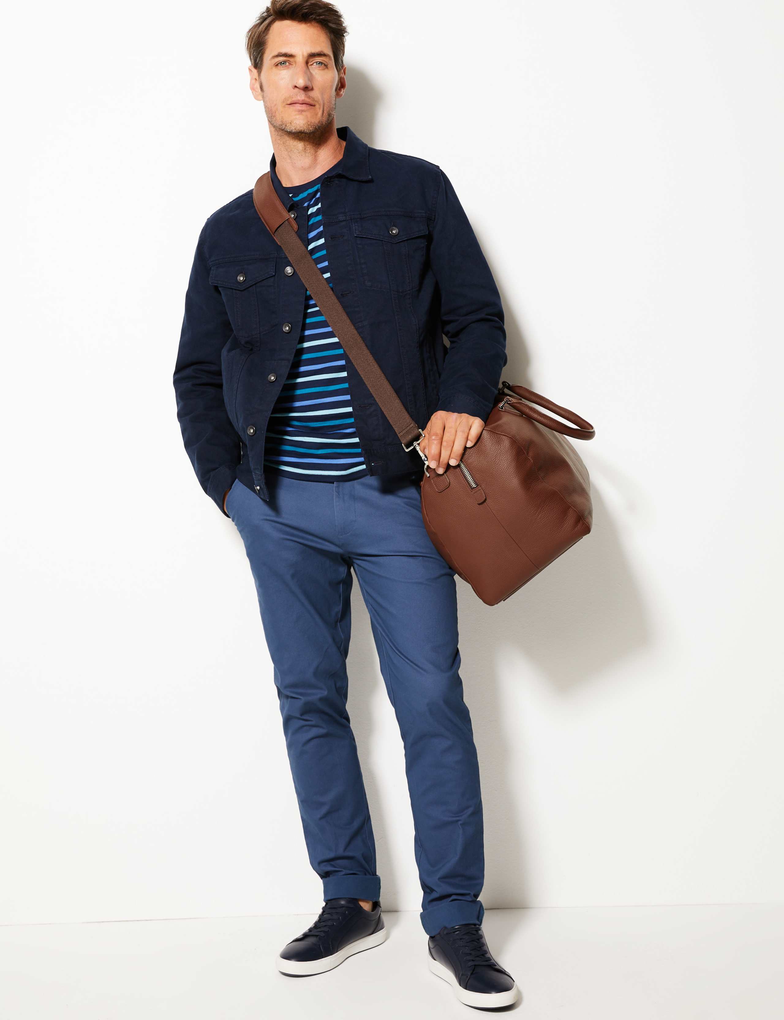 Leather Weekend Bag 1 of 8