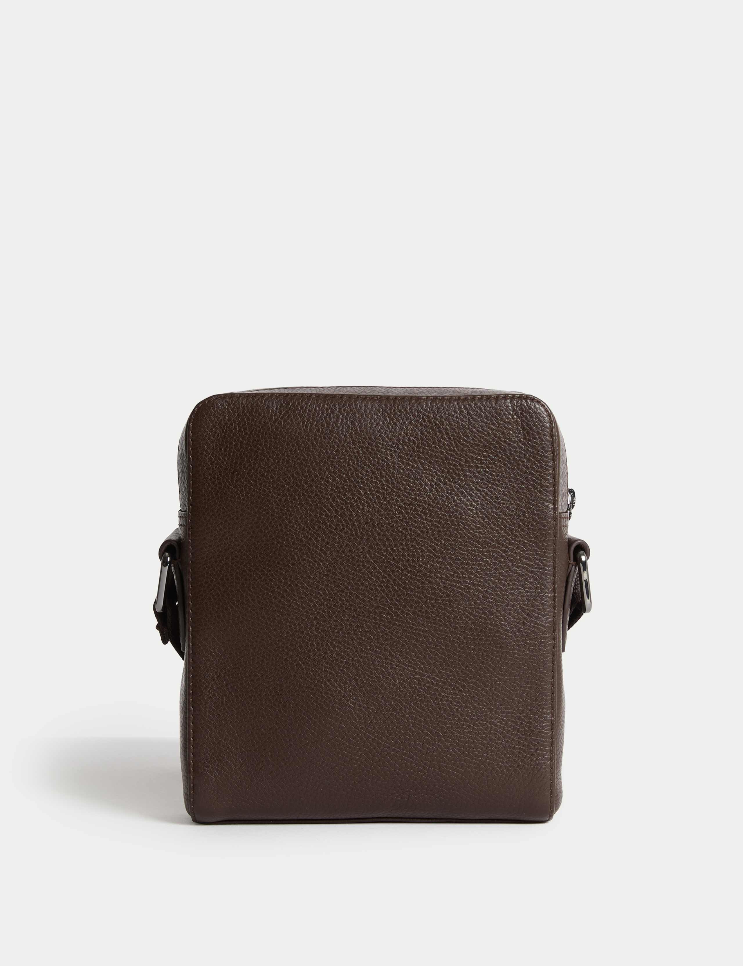 Leather Pebble Grain Cross Body Bag 3 of 4