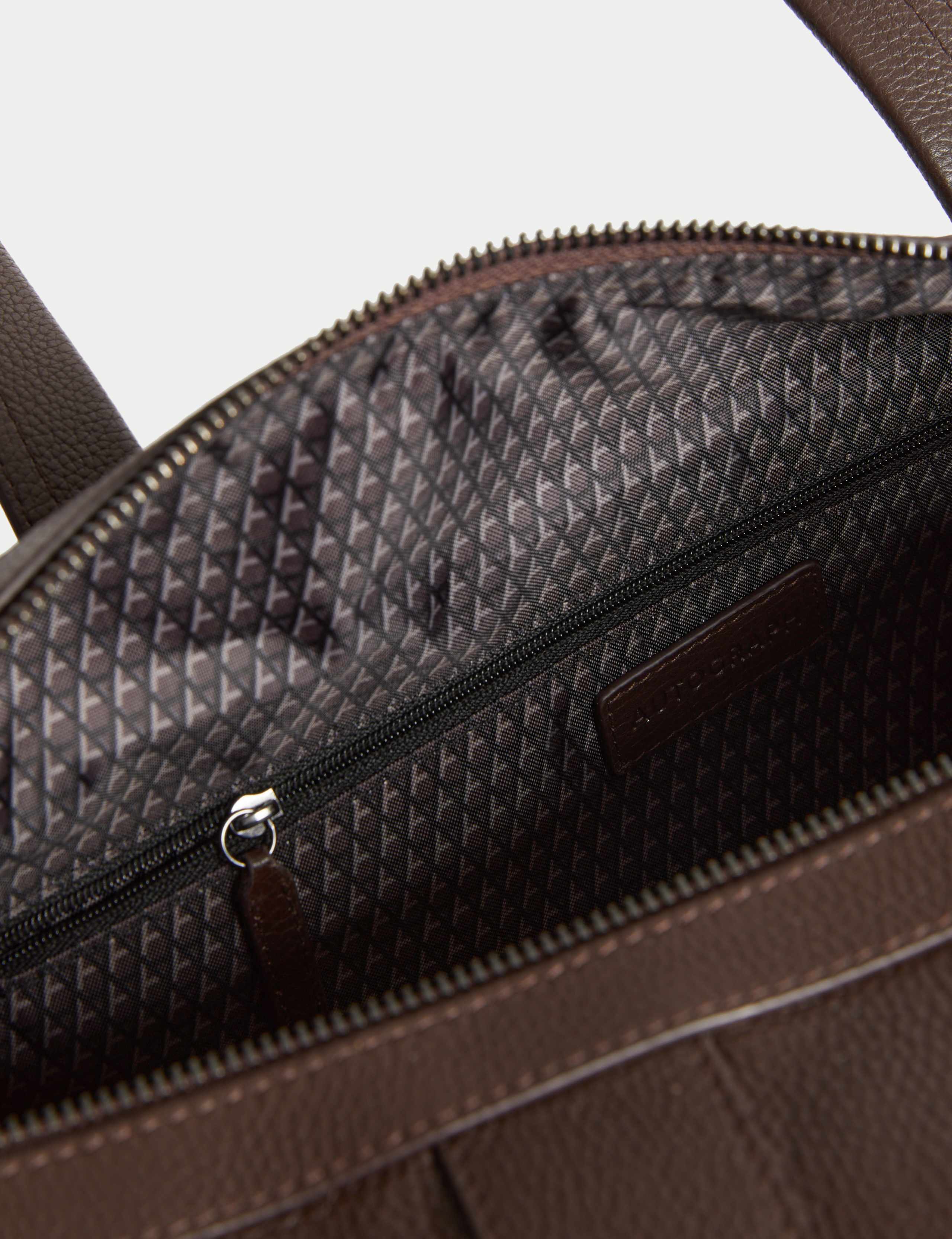 Leather Pebble Grain Weekend Bag 5 of 5