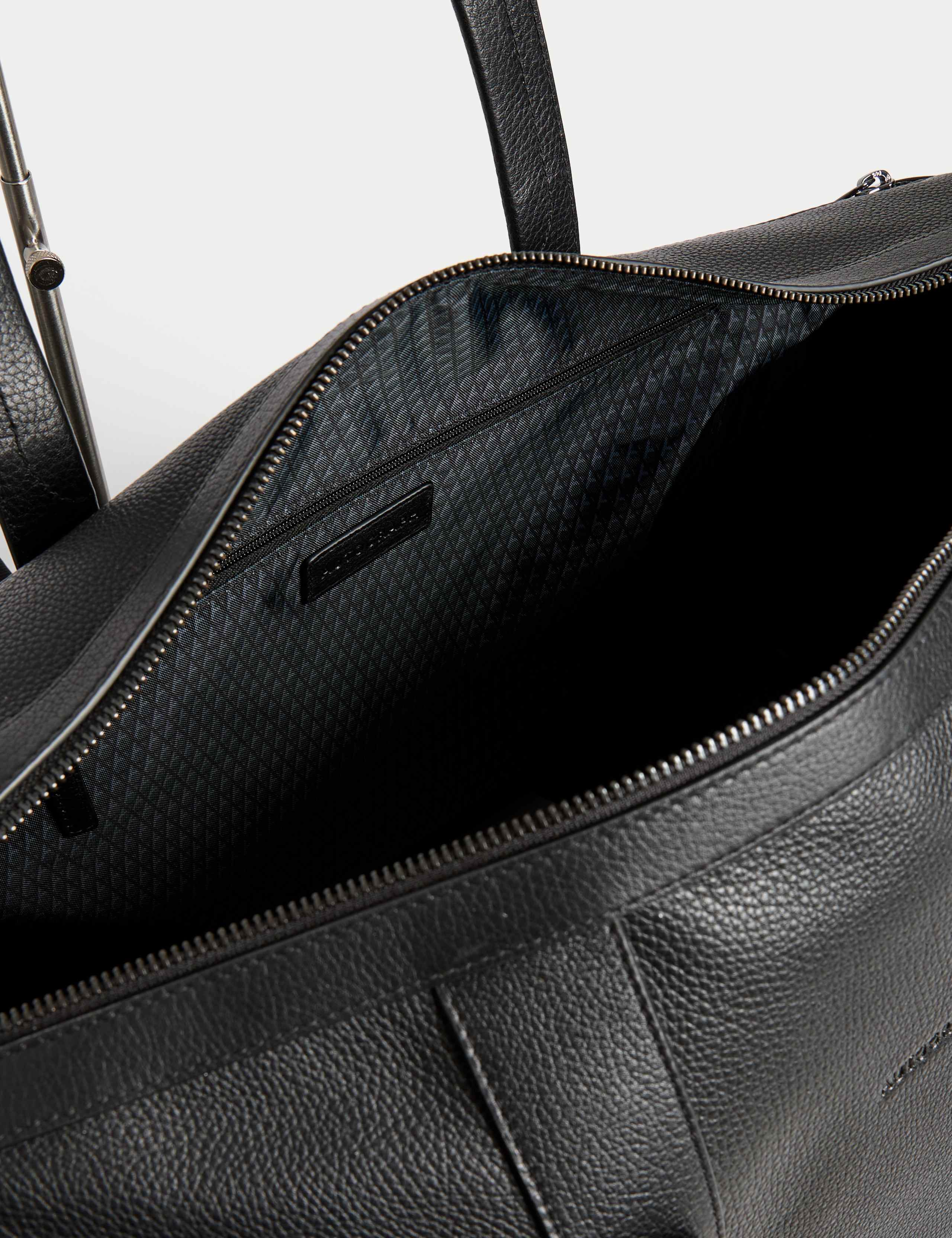 Leather Pebble Grain Weekend Bag 4 of 4