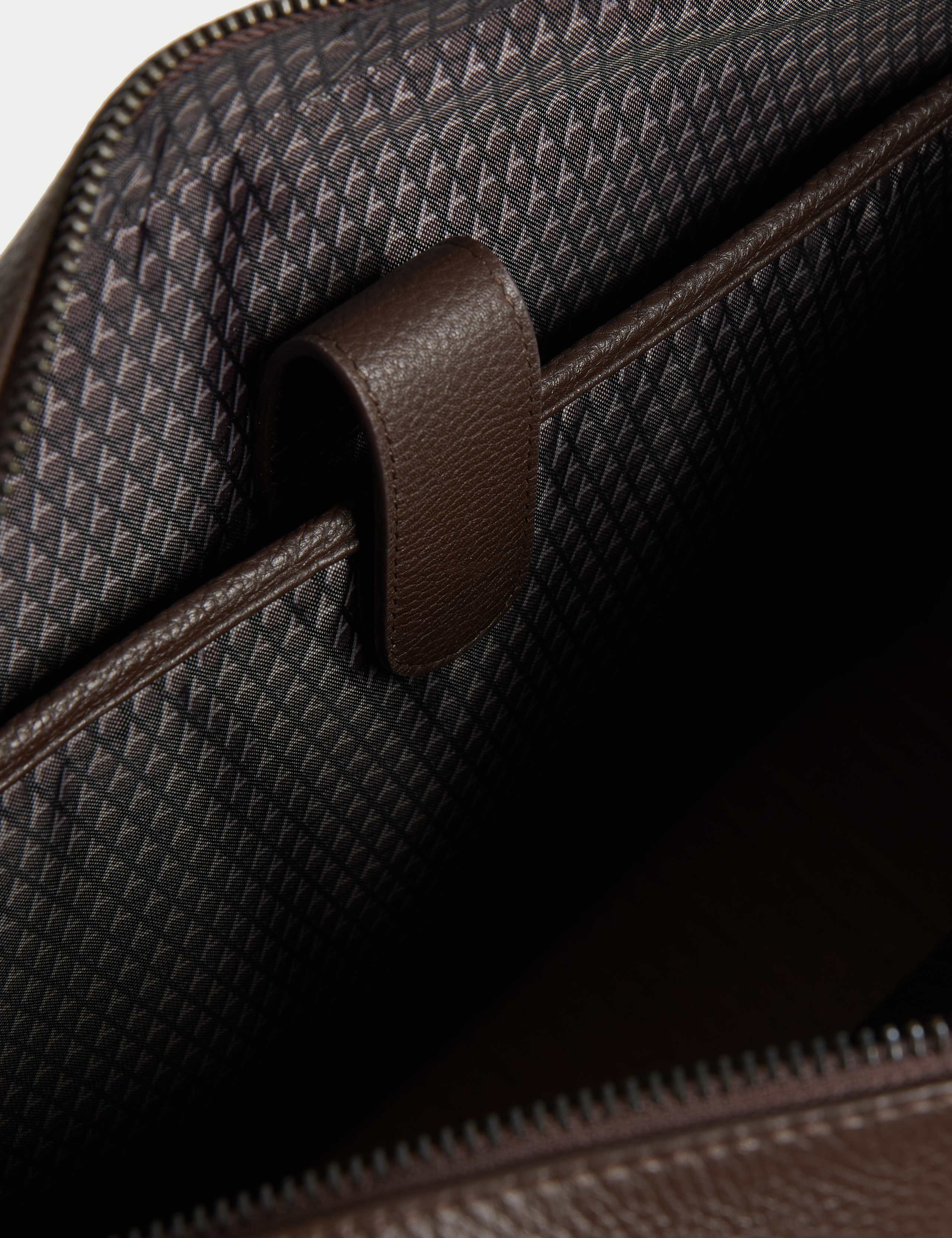 Leather Pebble Grain Laptop Bag 4 of 4