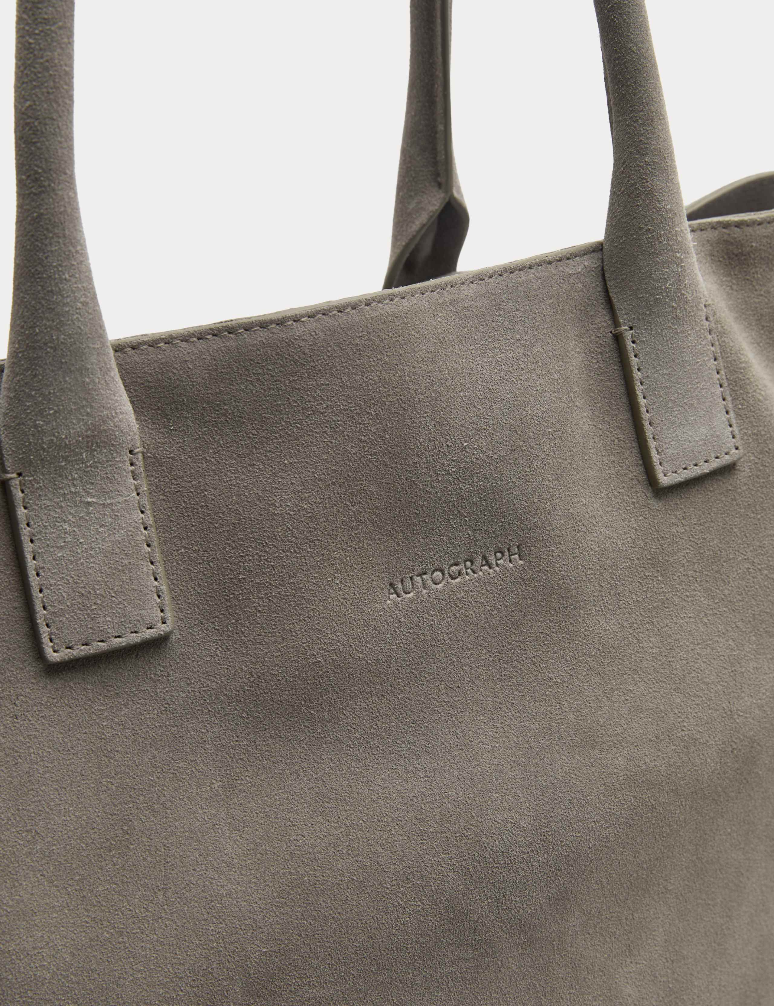 Suede Tote Bag 2 of 4