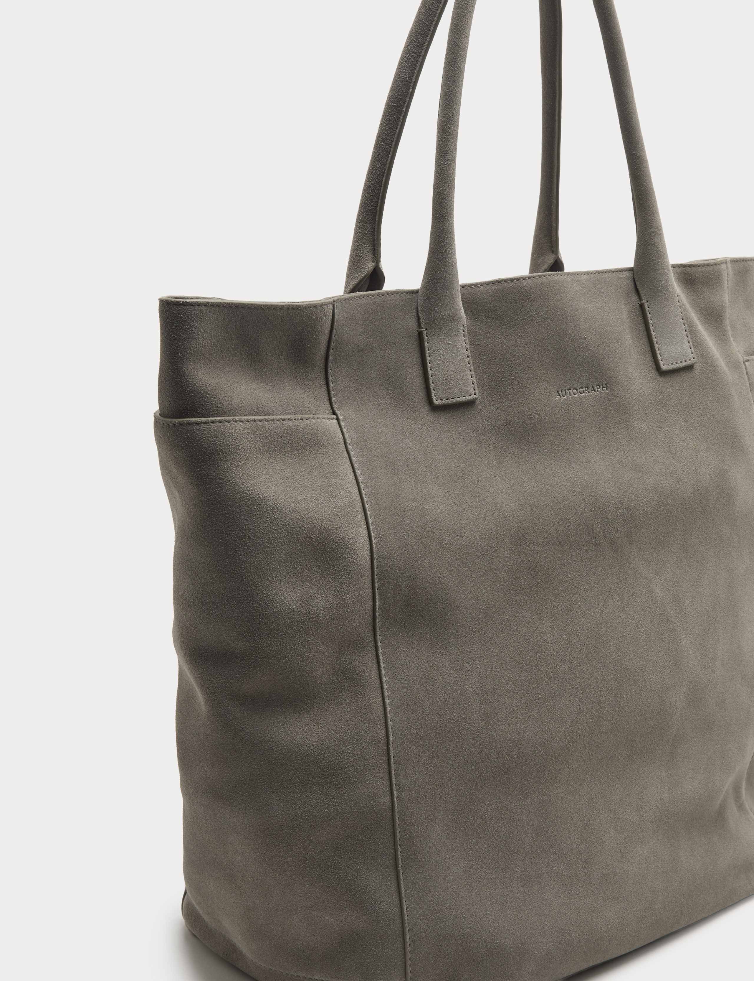 Suede Tote Bag 4 of 4