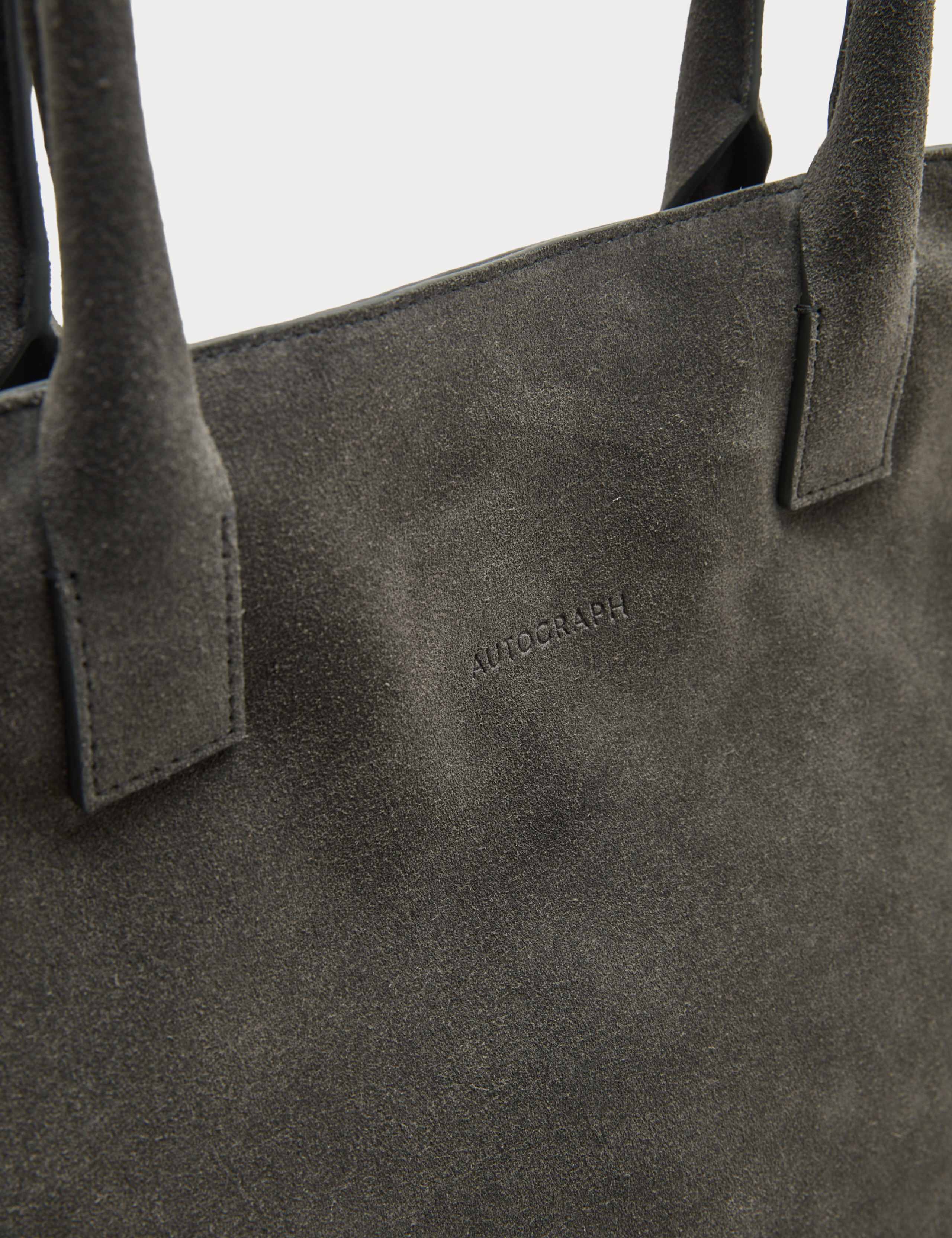 Suede Tote Bag 2 of 4