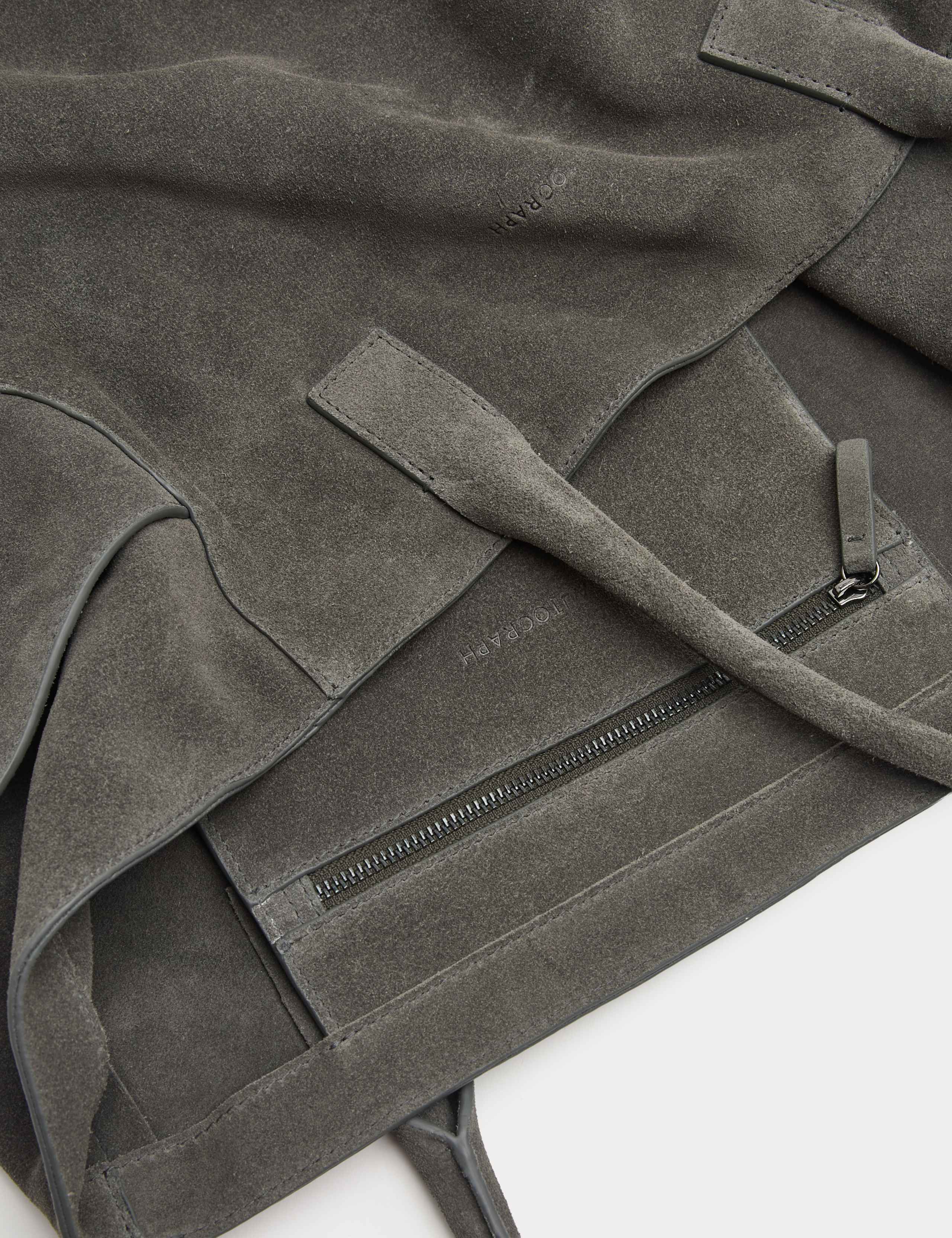 Suede Tote Bag 3 of 4