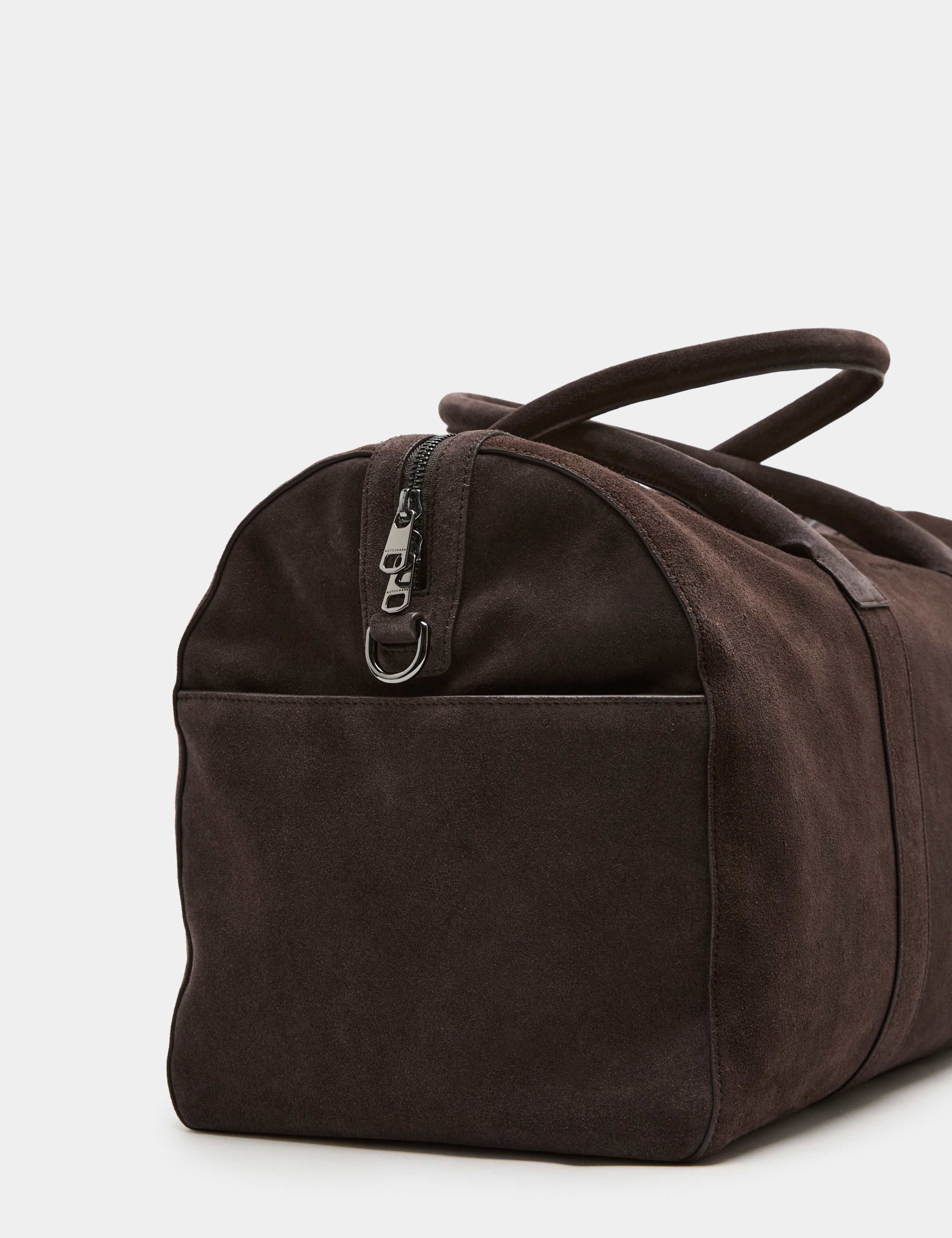 Premium Suede Buckle Weekend Bag 2 of 3