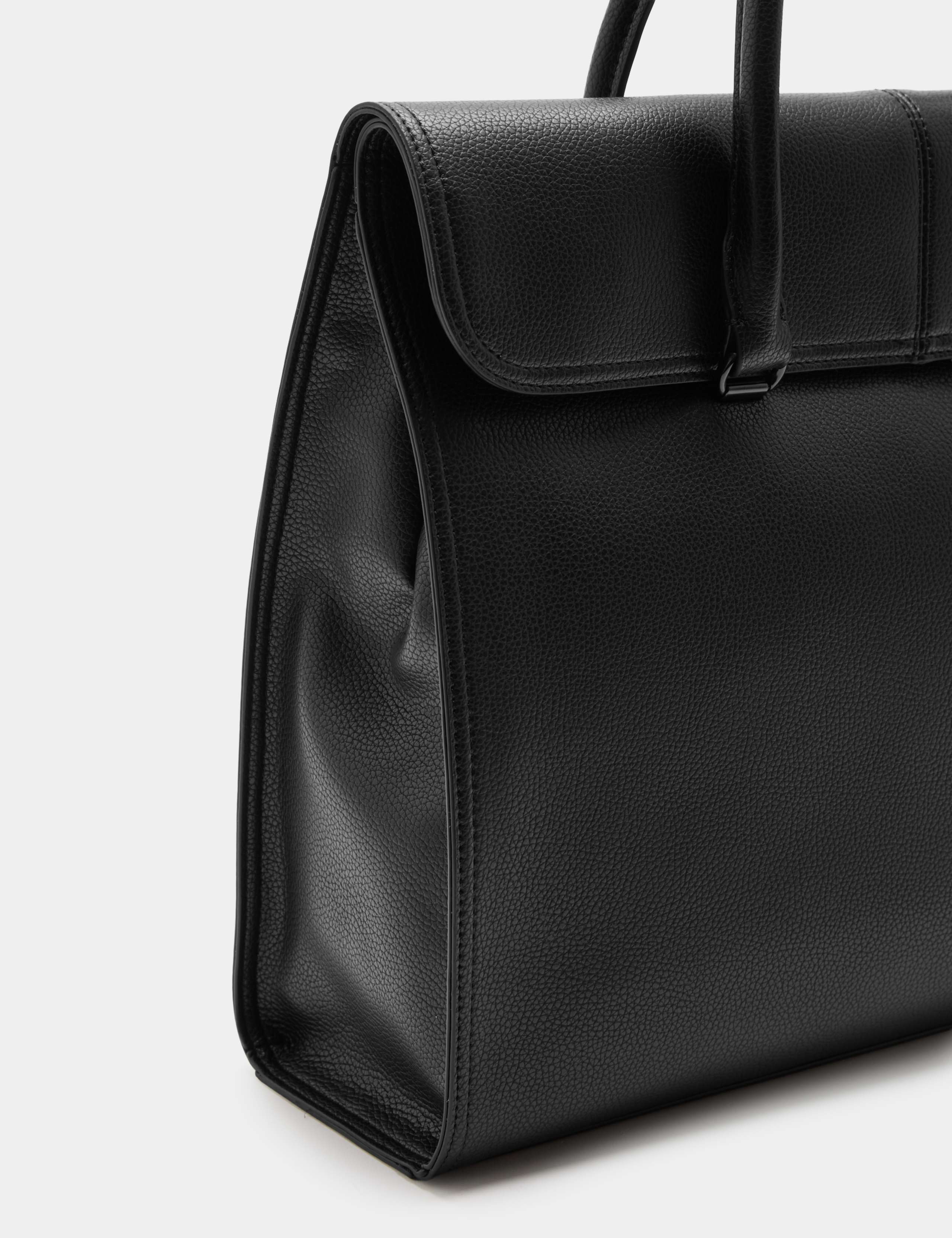 Mock Leather Laptop Bag 2 of 3