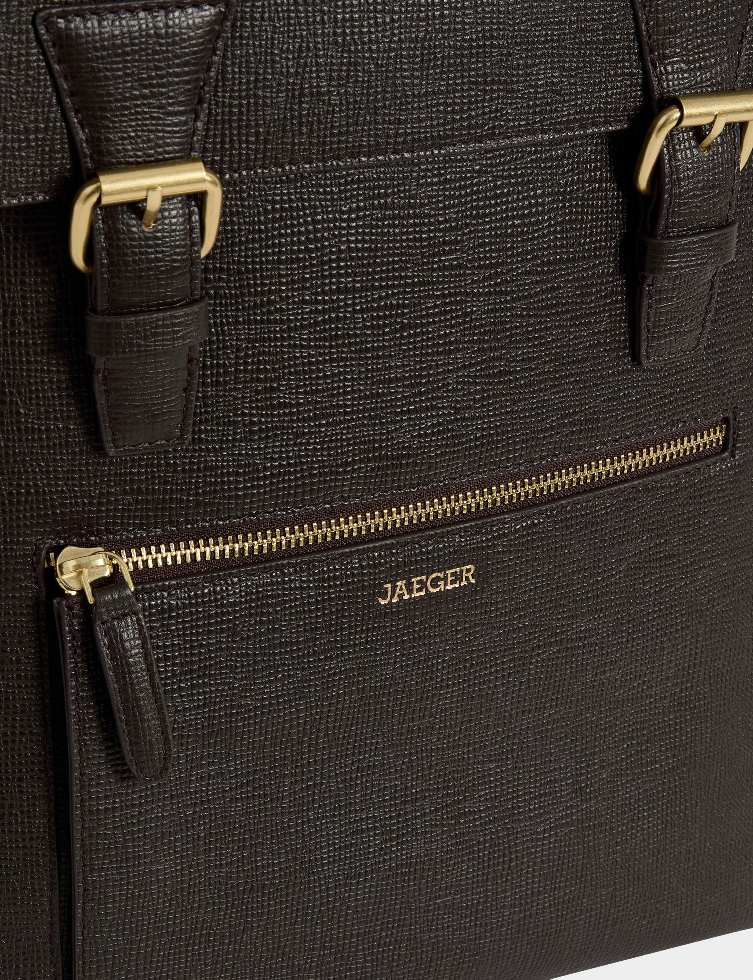 Leather Buckle Backpack 2 of 4