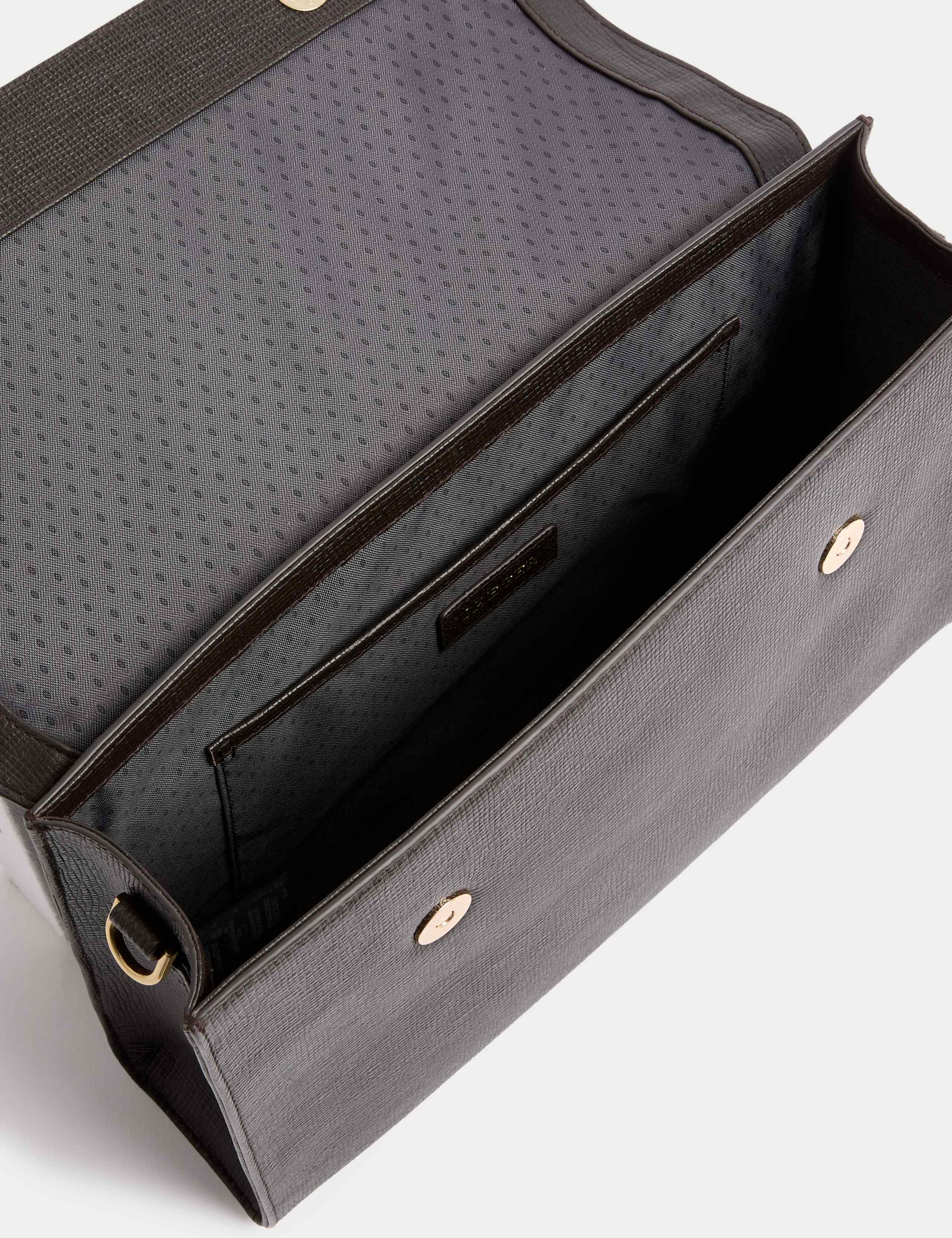 Leather Buckle Messenger Bag 4 of 4