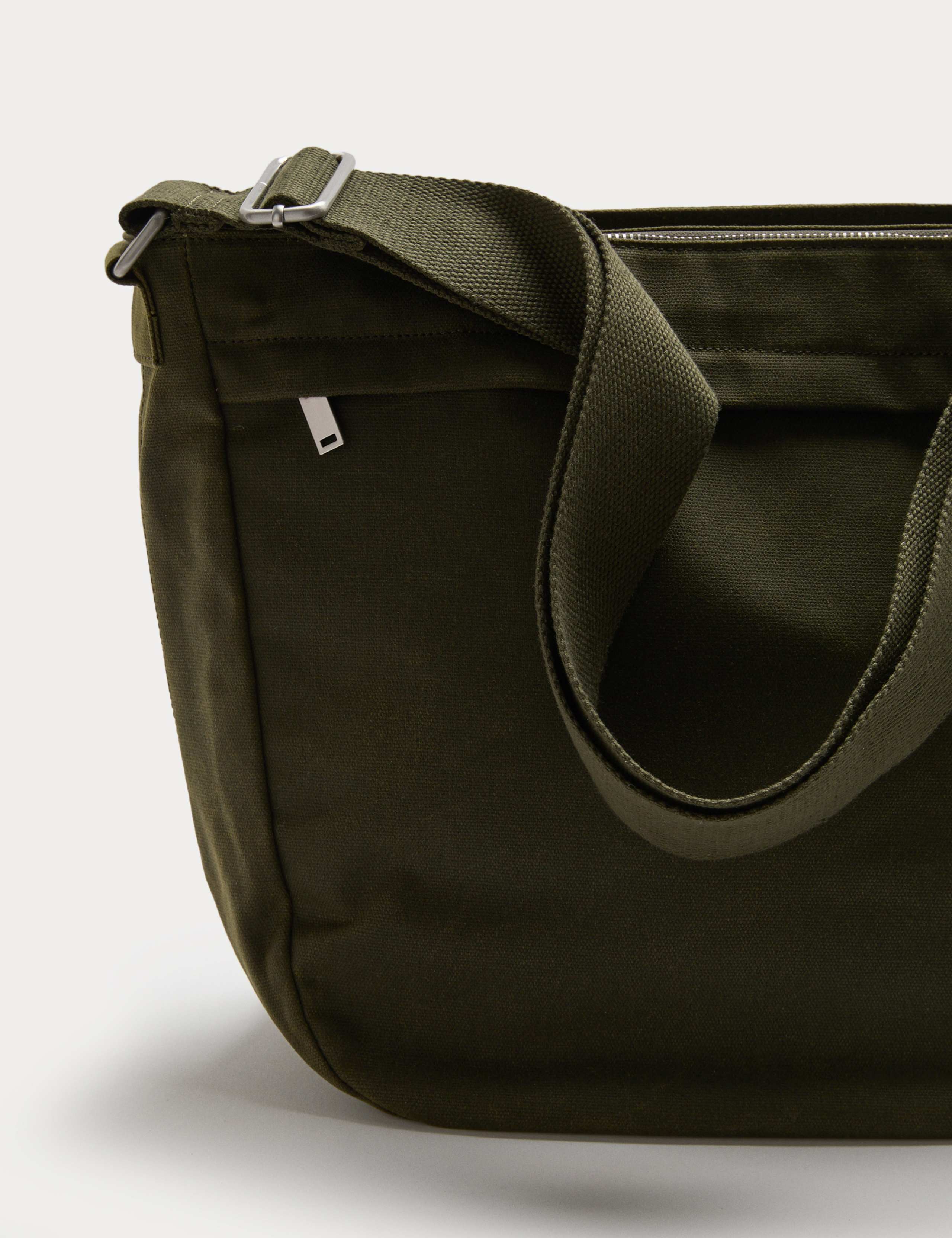 Canvas Cross Body Bag 1 of 4