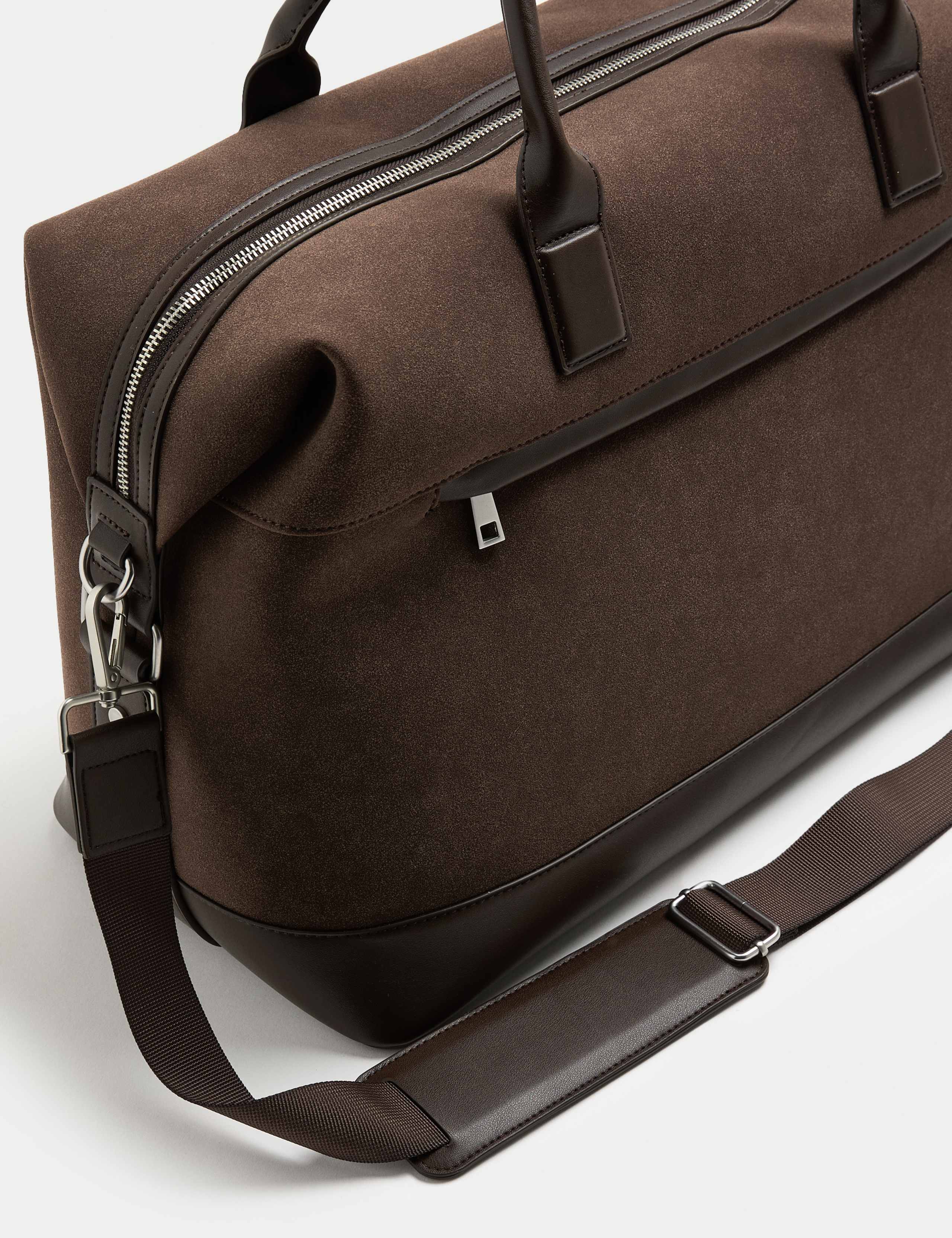 Faux Suede Weekend Bag 1 of 3